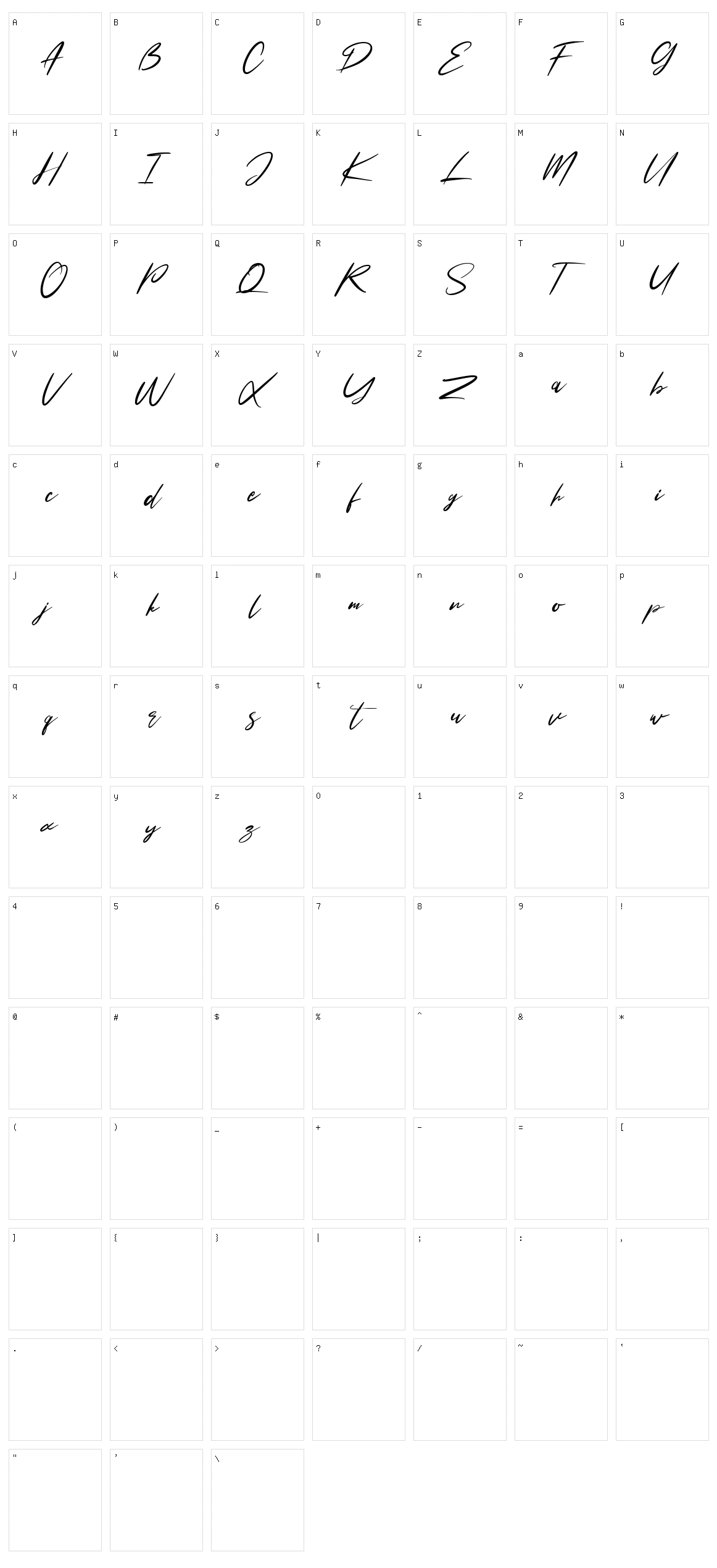 Juxtapose Character Set