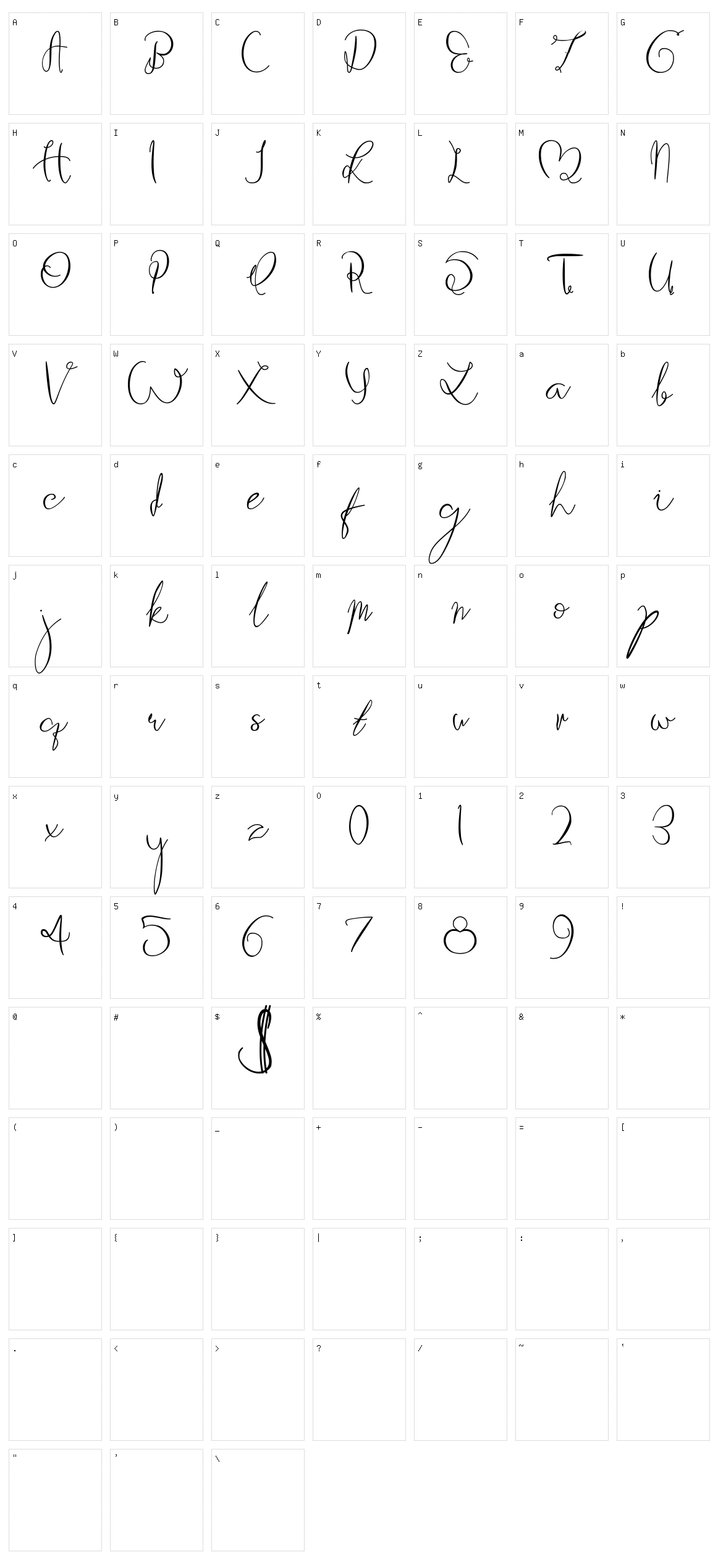 Kerepek Character Set