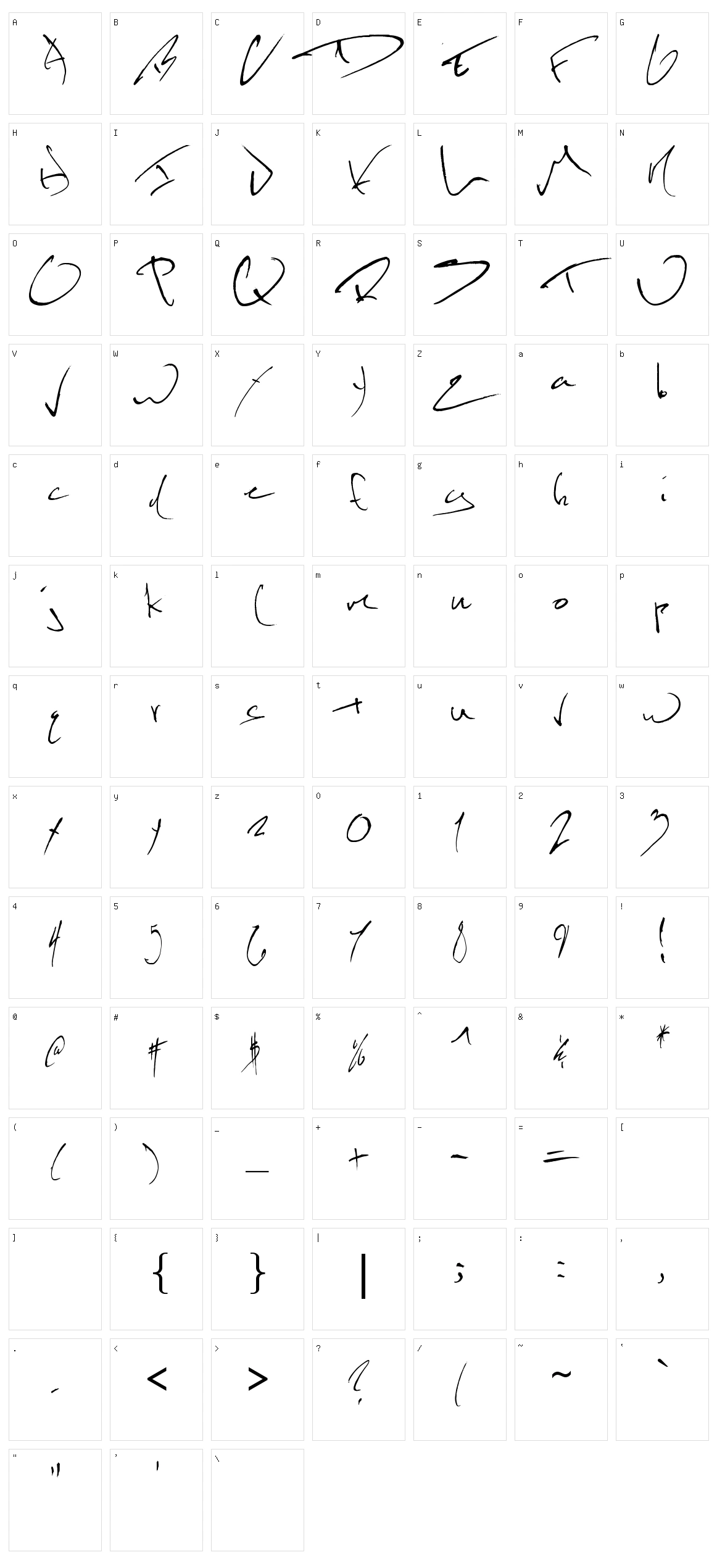 Kevin Wild Character Set