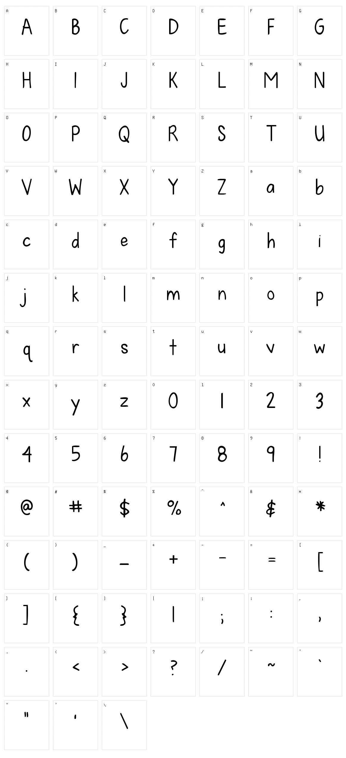 KG Fall For You Character Set