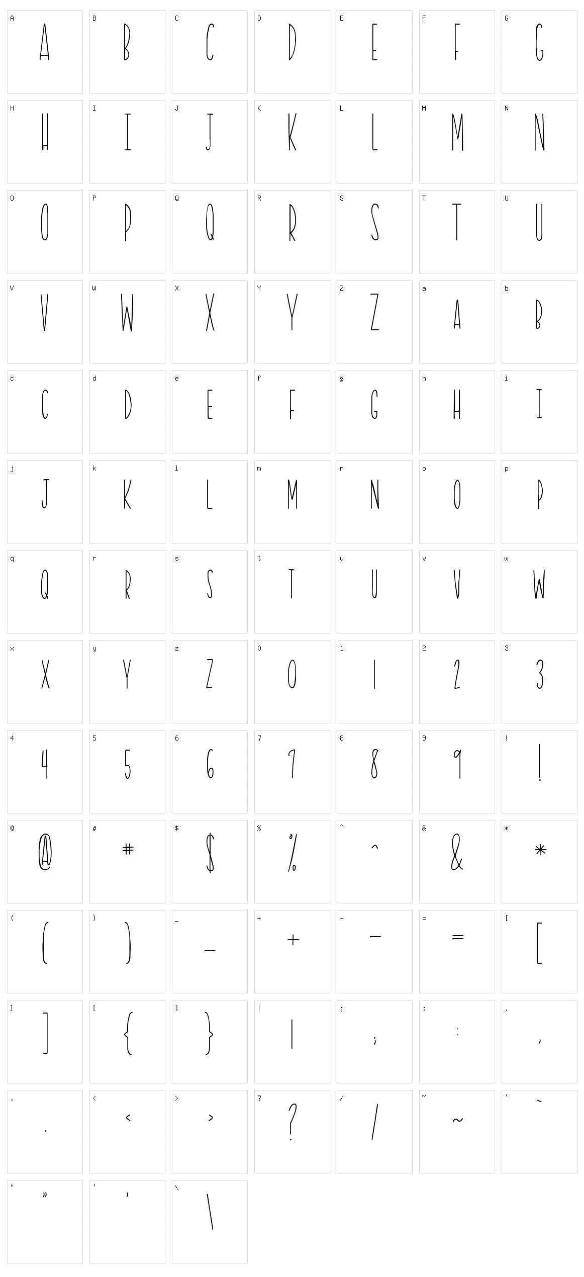 KG Starting Over Character Set