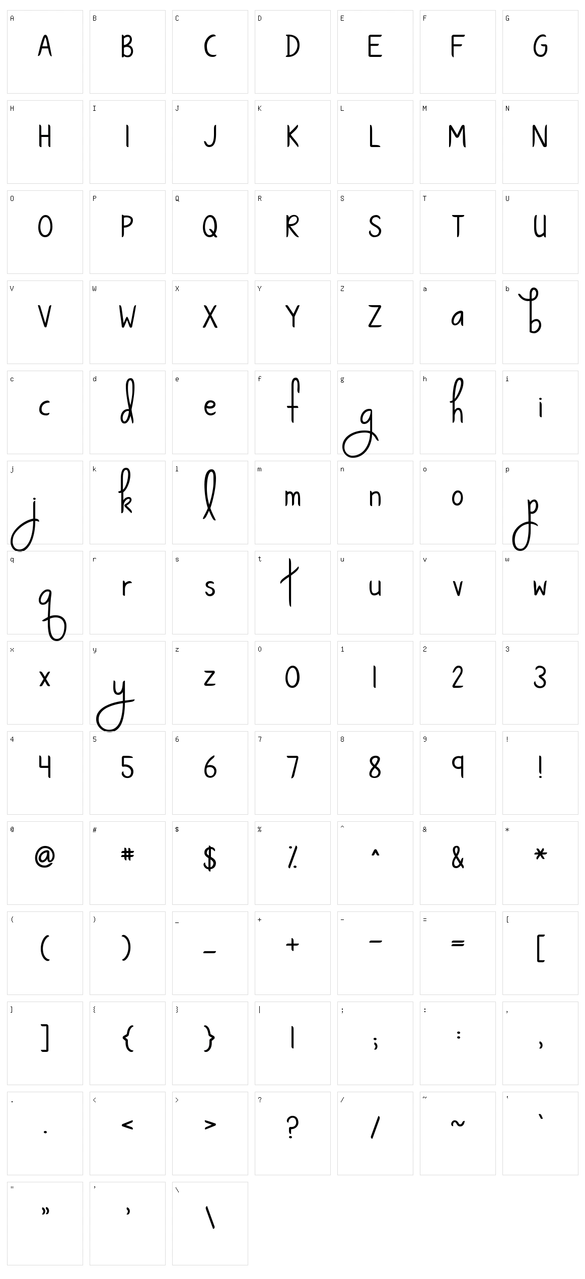KG Ways to Say Goodbye Character Set