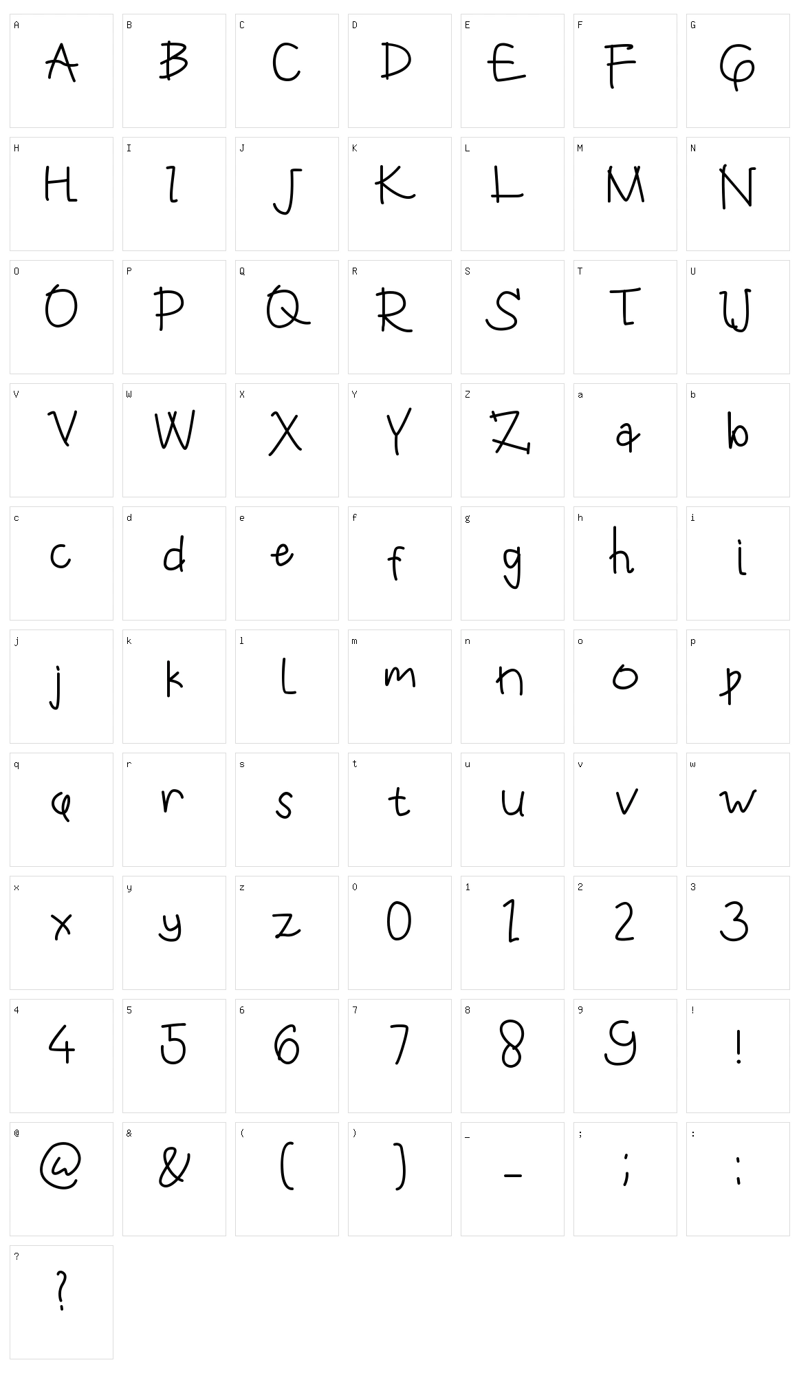 Kiddos Character Set