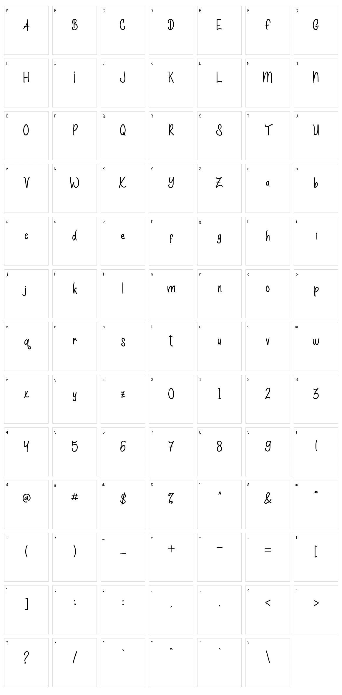 Kids Chalk Character Set