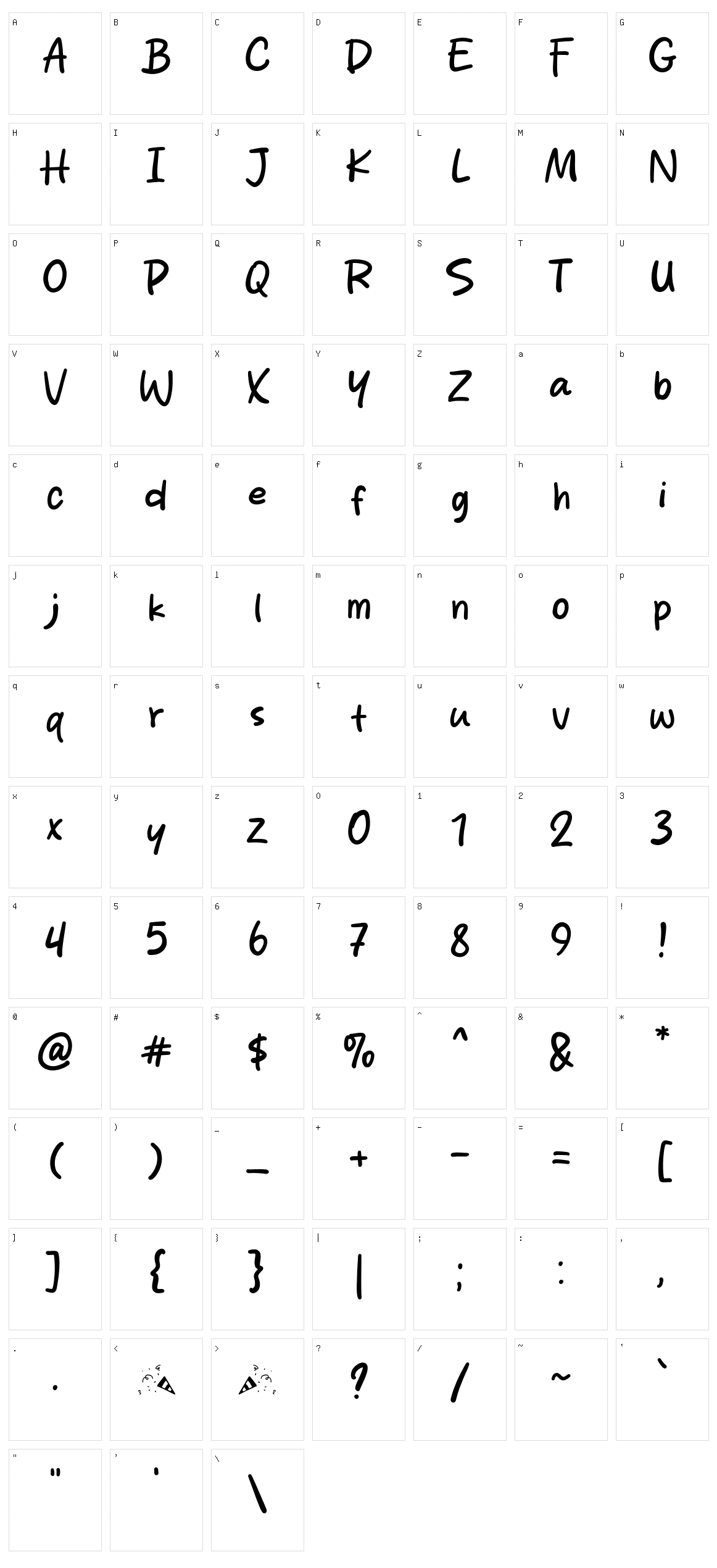 Kids Year Character Set