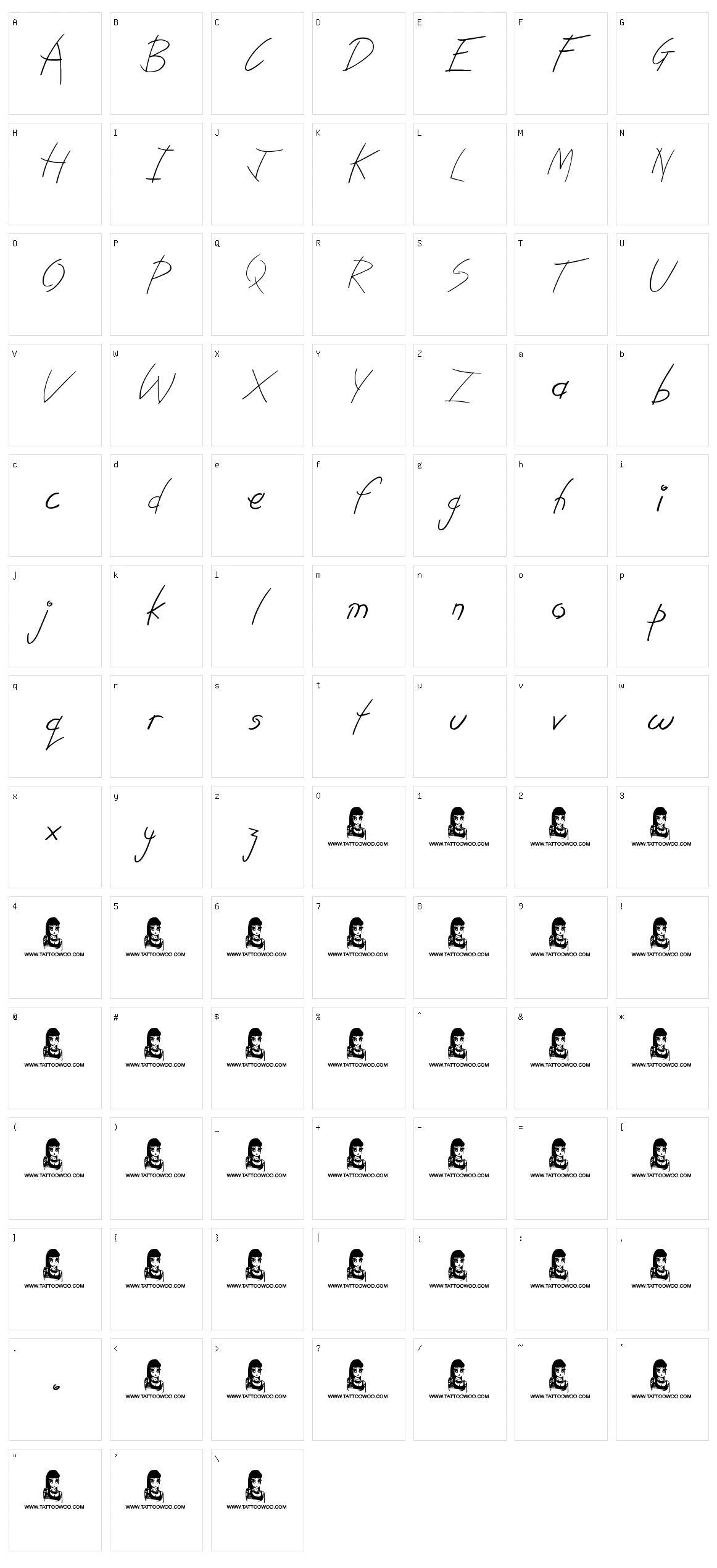 Kindergarten Character Set