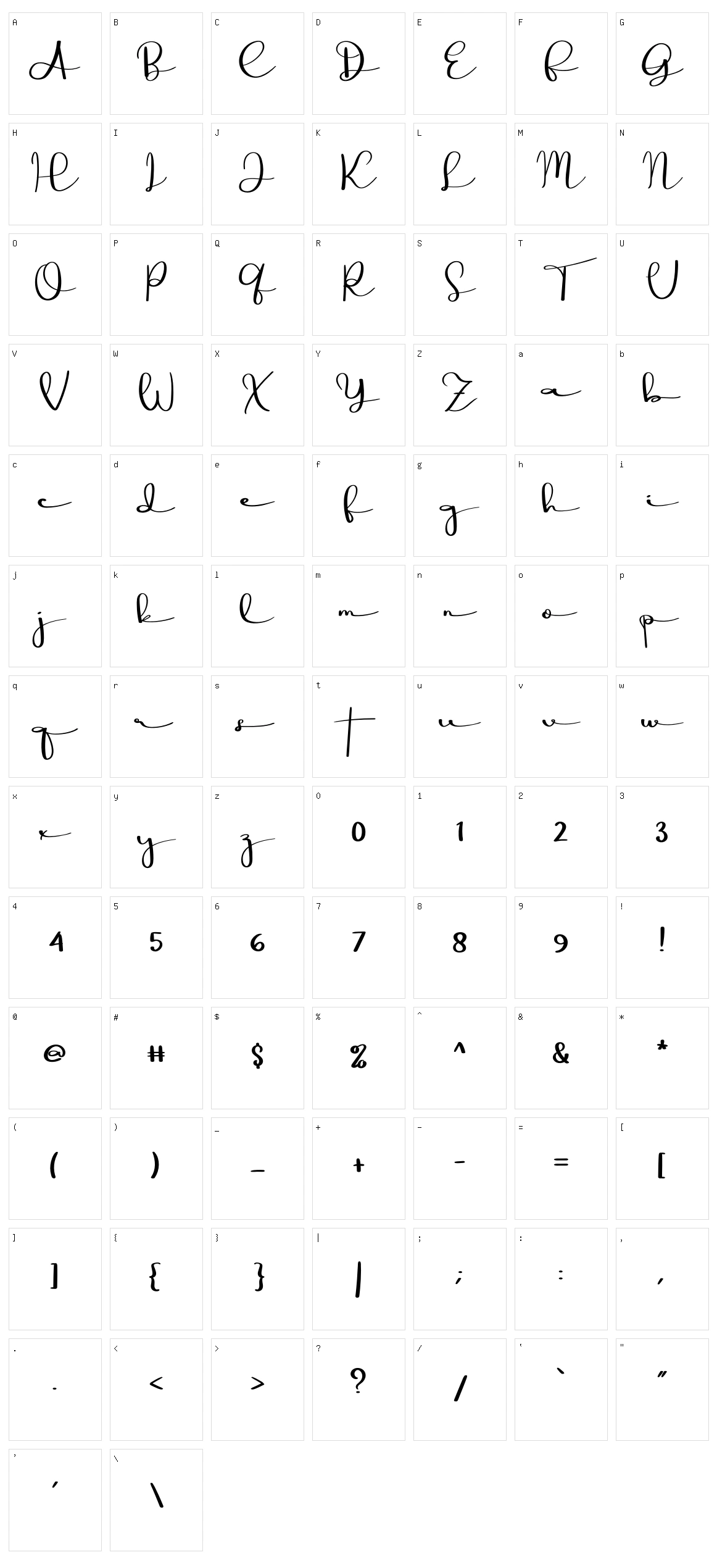 Kingdom Character Set