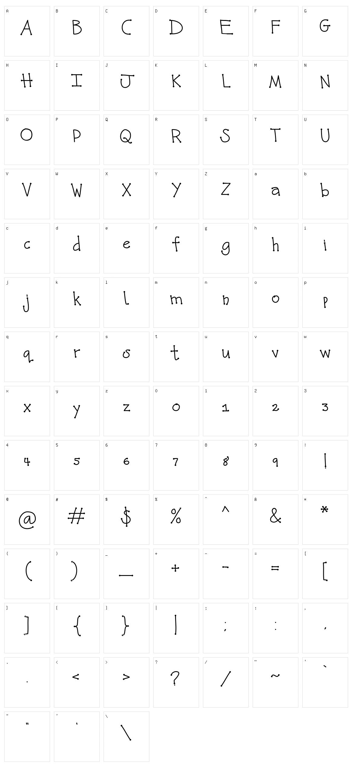 Kunette Kid Character Set