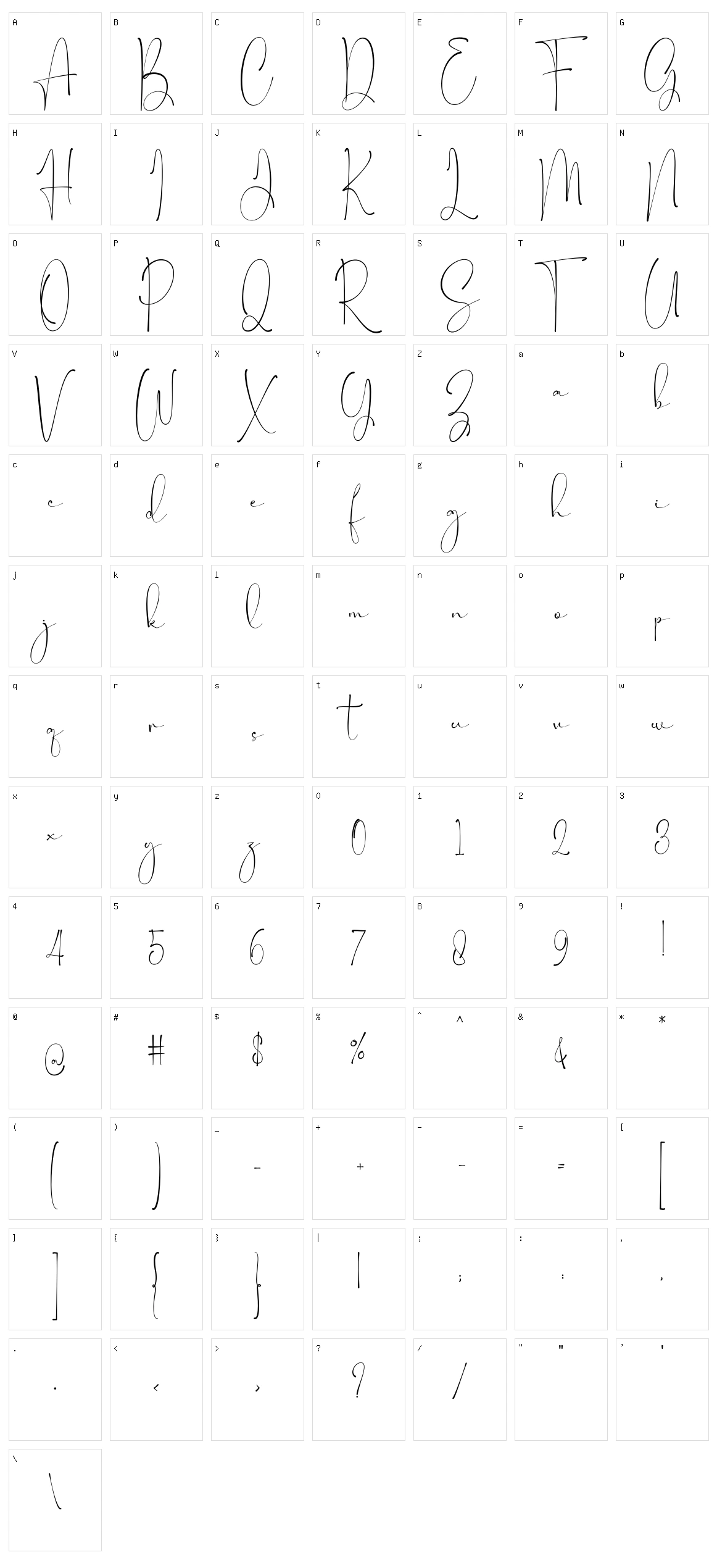 Maastricht Character Set