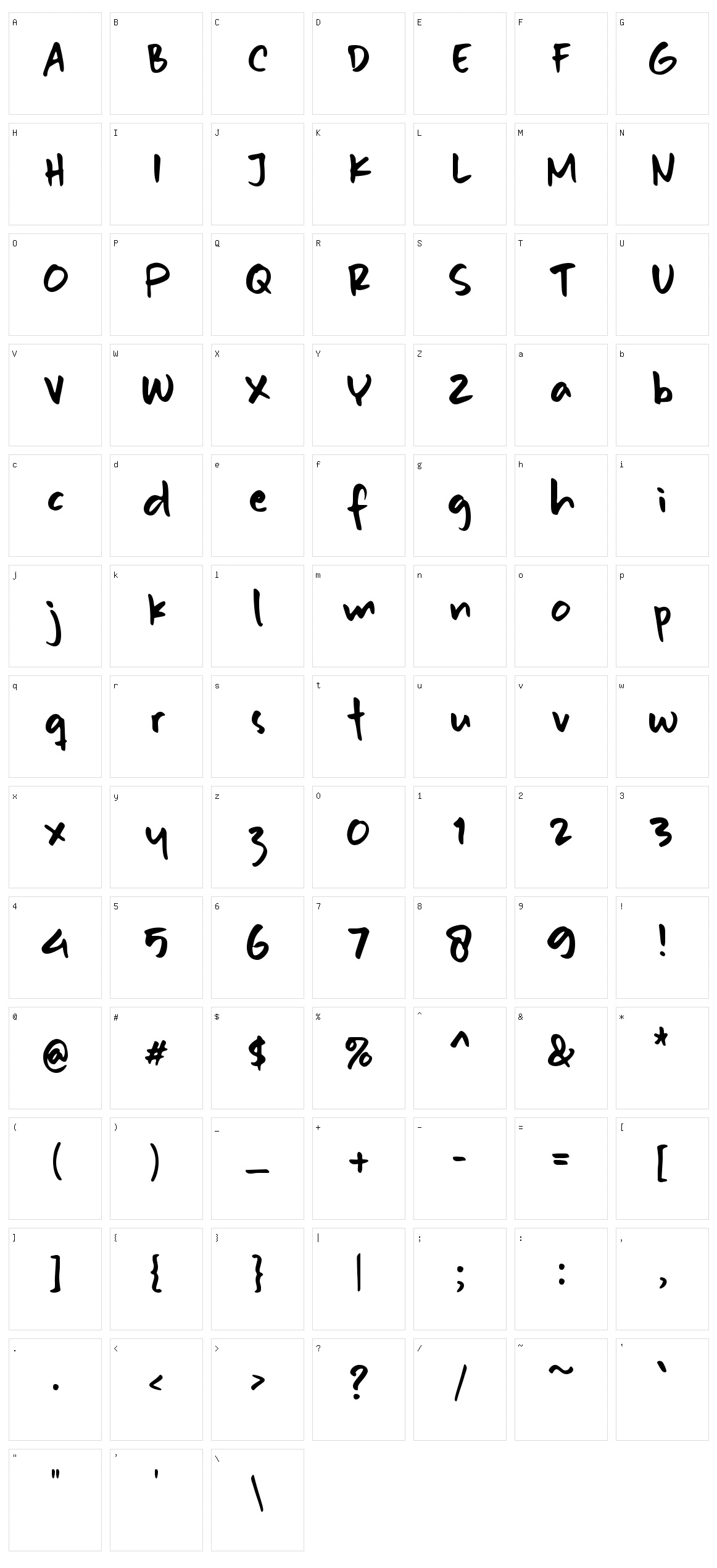 Magic Stick Character Set