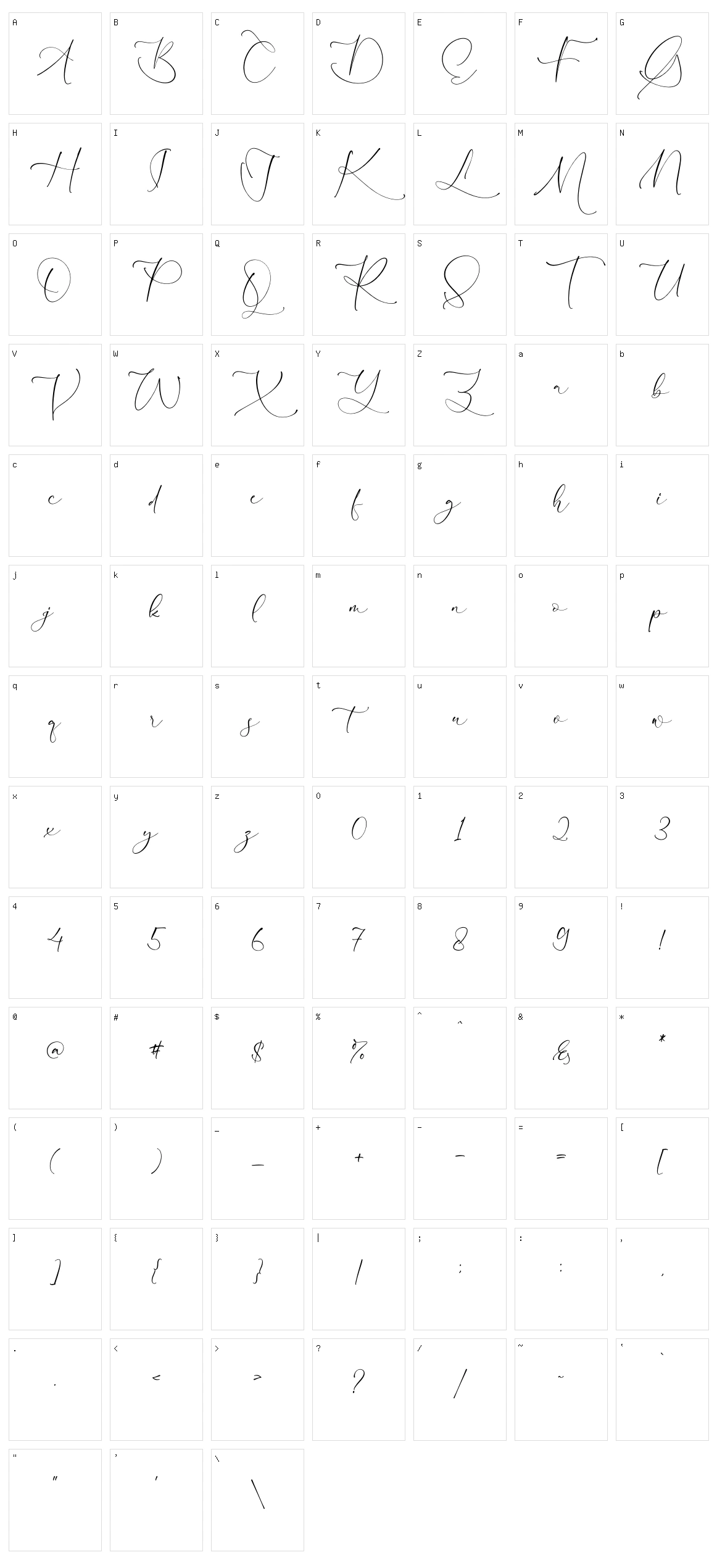 Magistica Herimattos Character Set