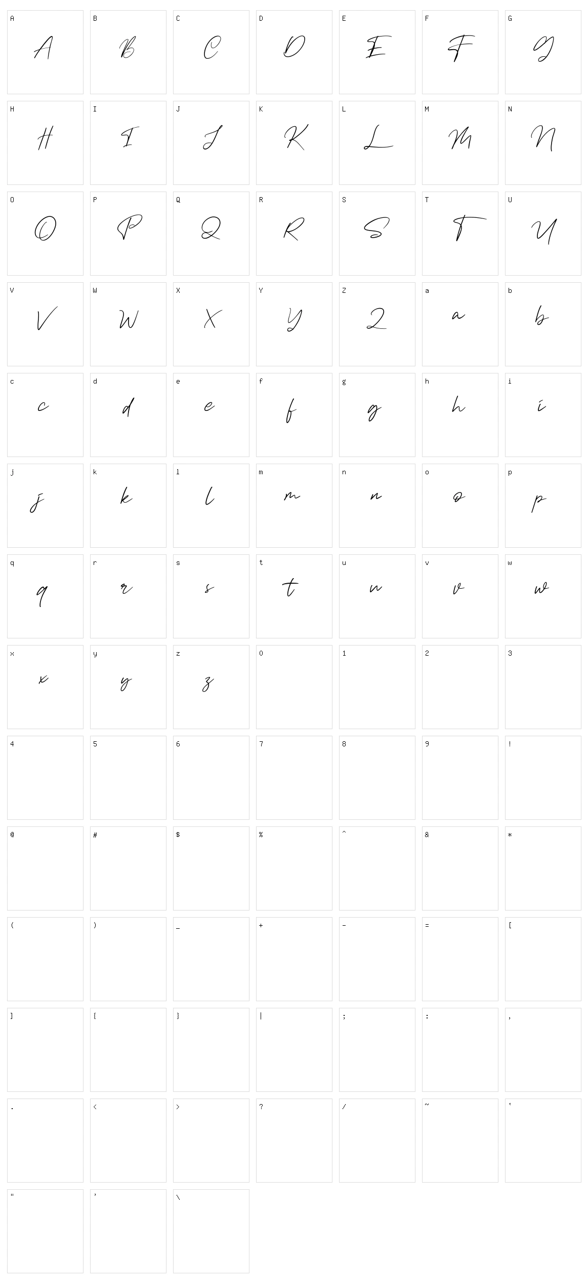 Margott Rooster Character Set