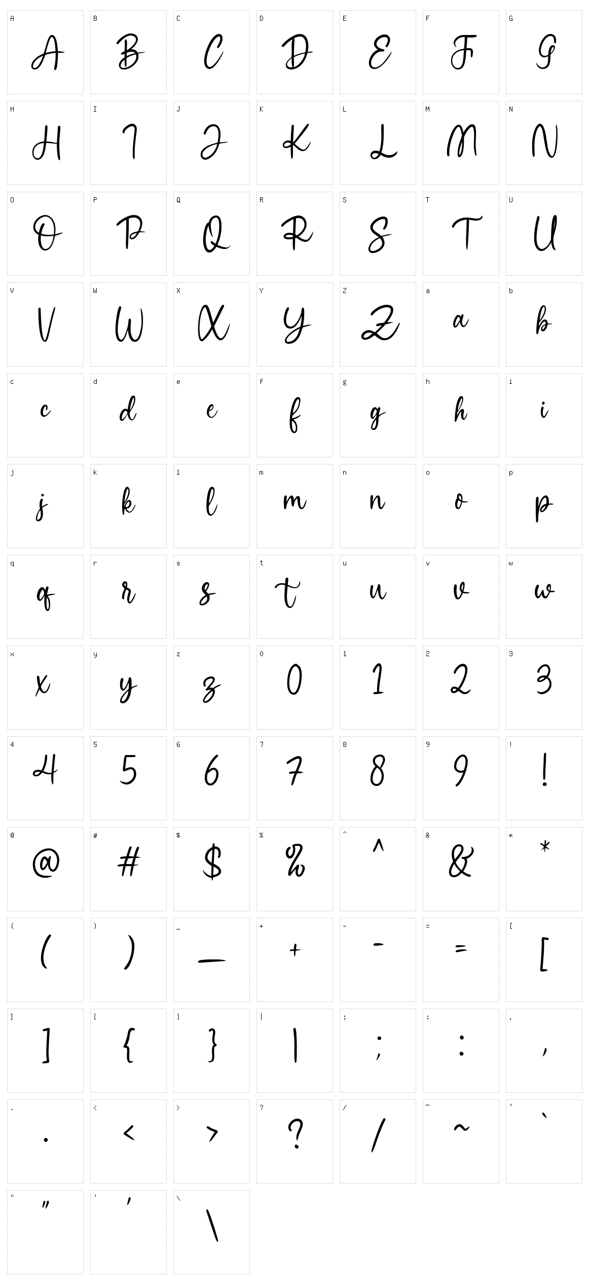 Marley Lovely Character Set