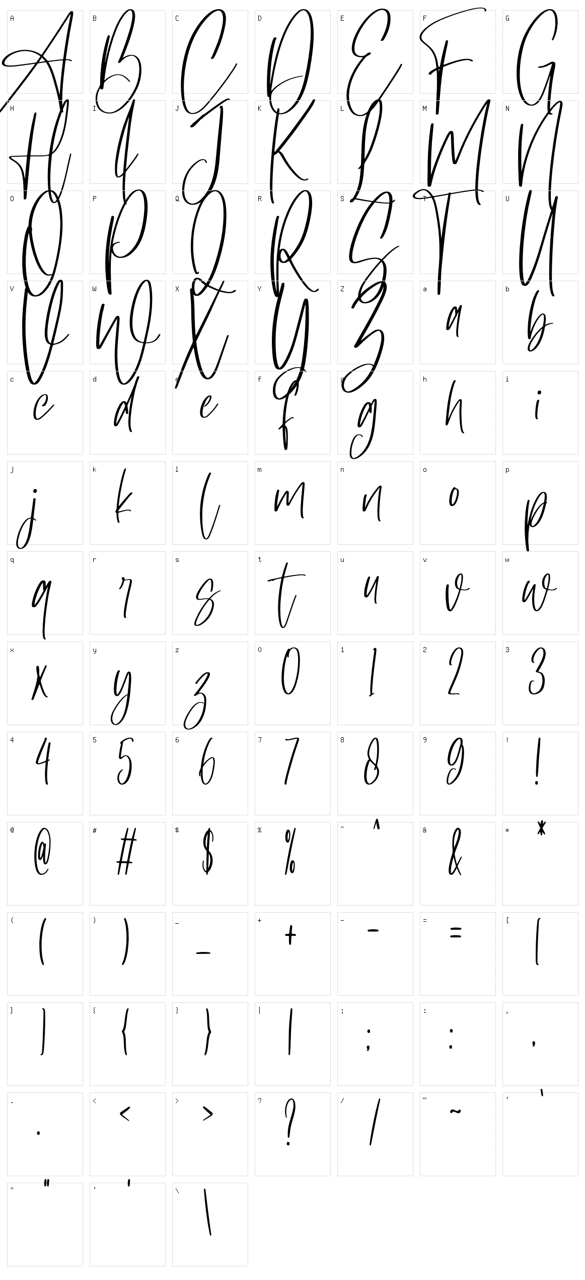 Master of Magic Character Set