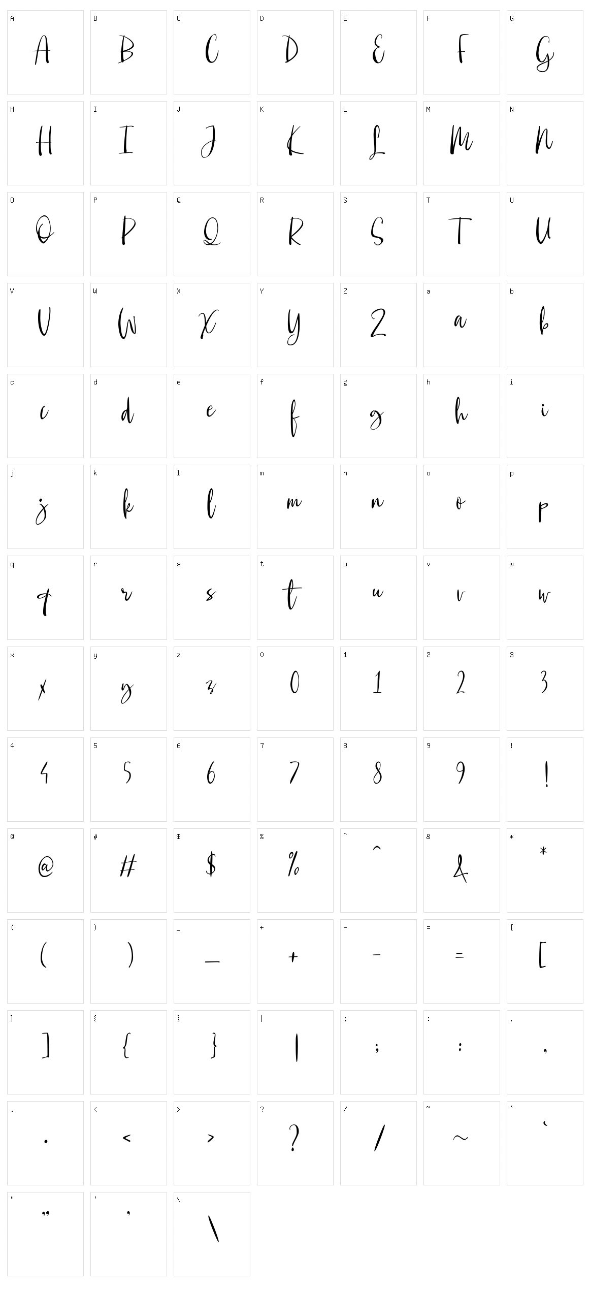 Mauritania Character Set