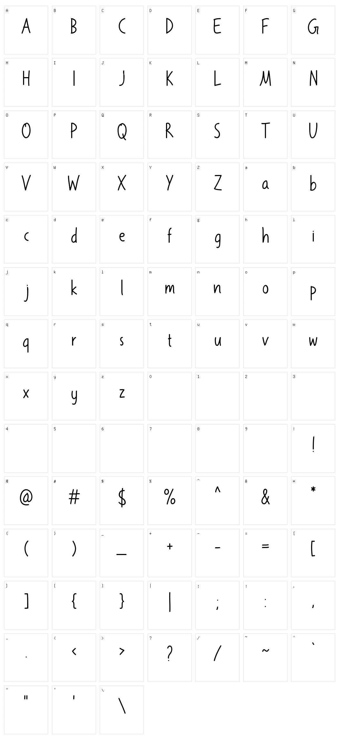 Mermaid Character Set