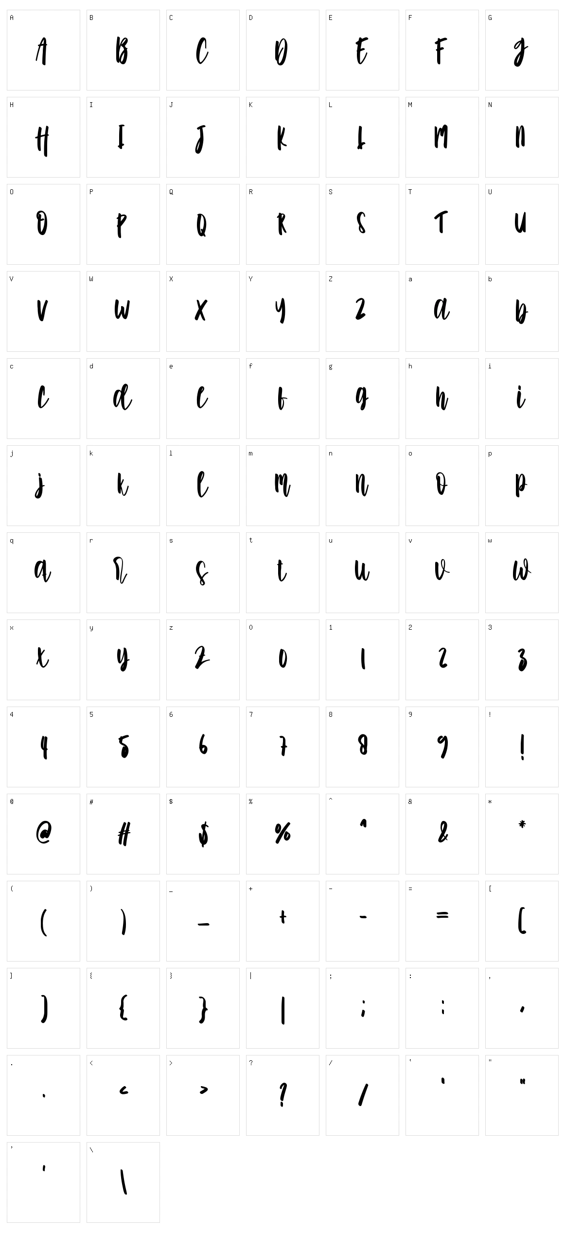 Mermaid Character Set