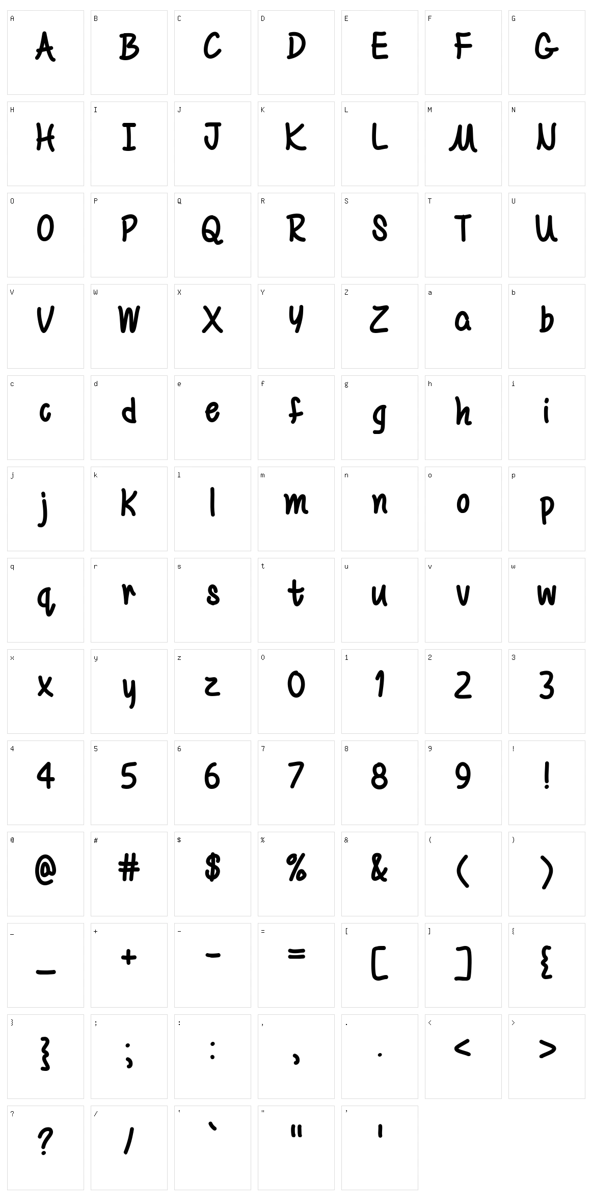 Mf Be Yourself Character Set