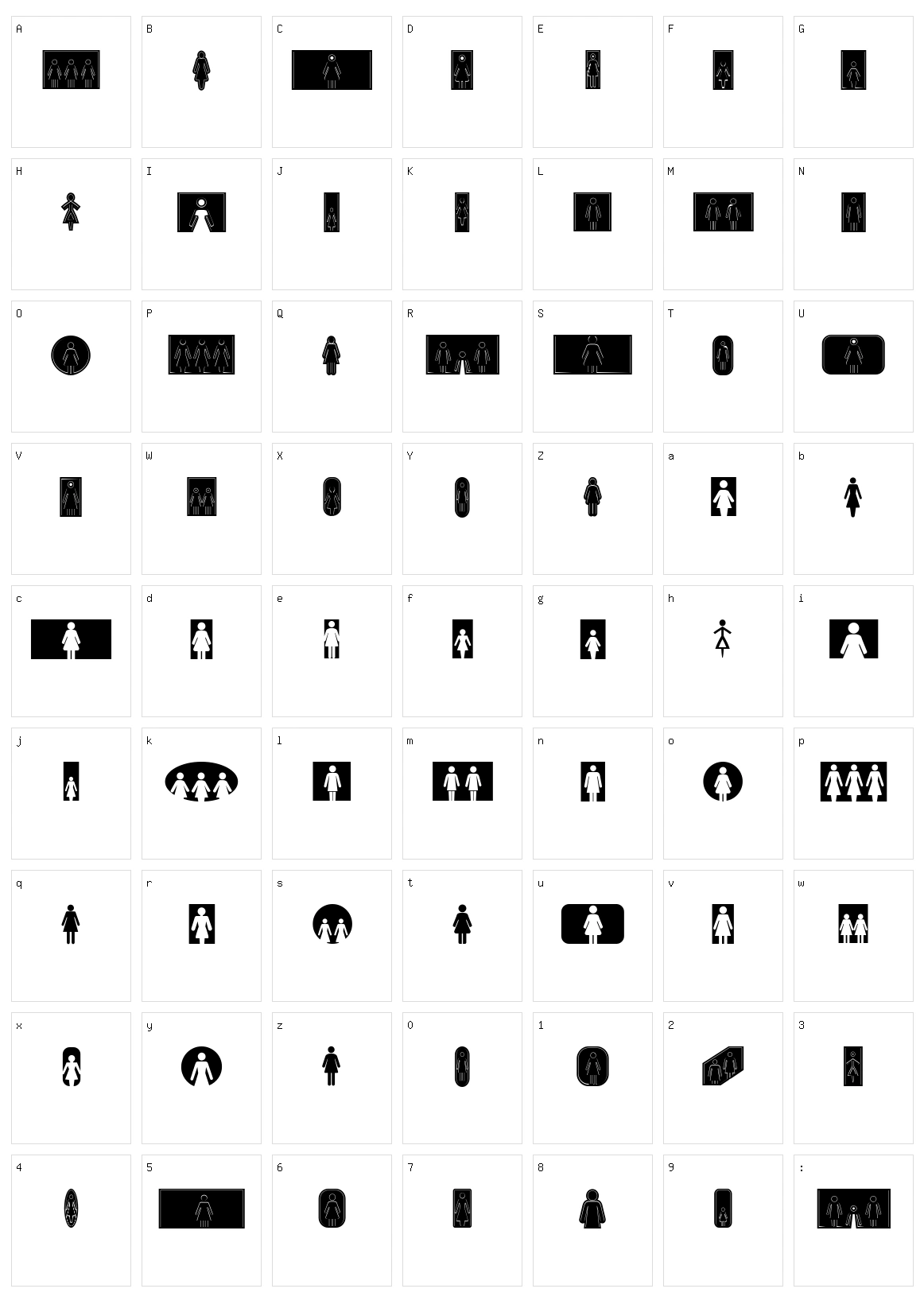 Mulher Character Set