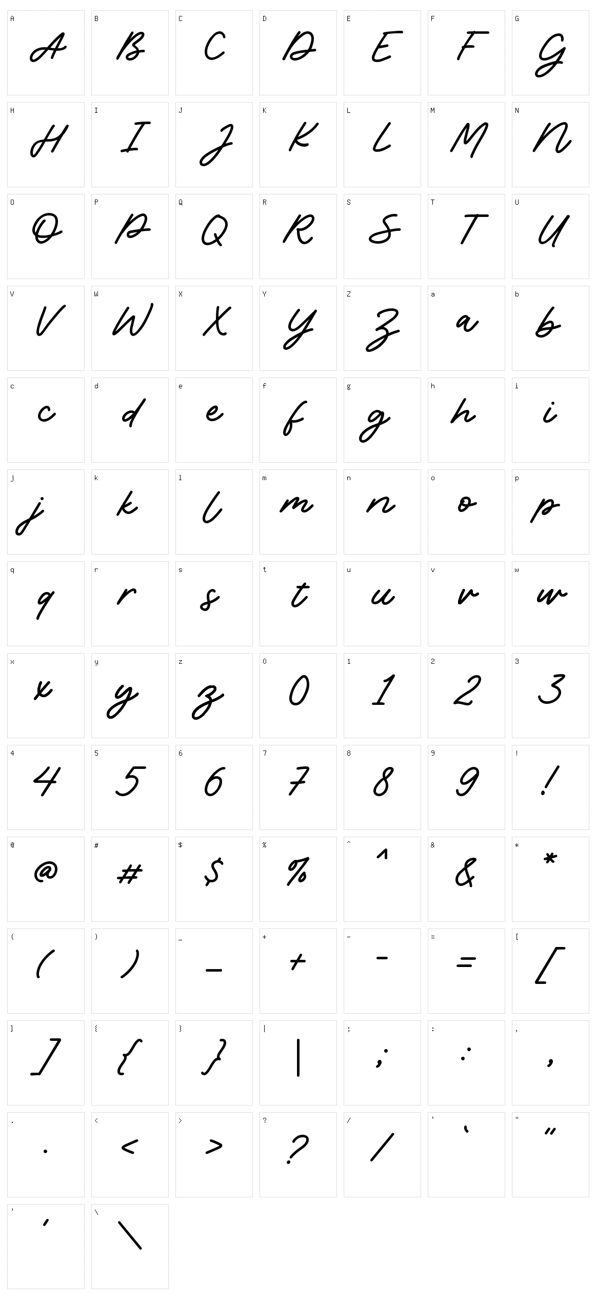 Millions Journey Character Set