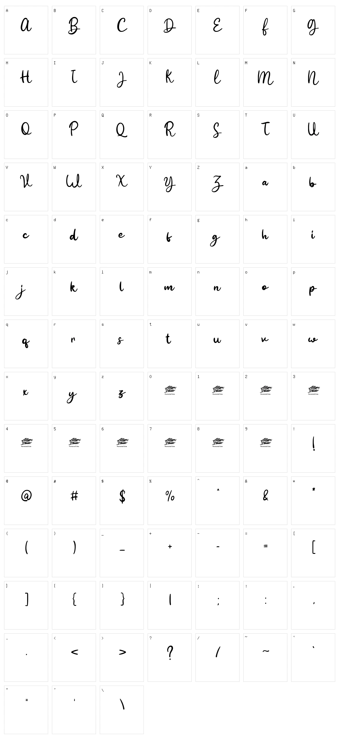 Mittan Candy Character Set