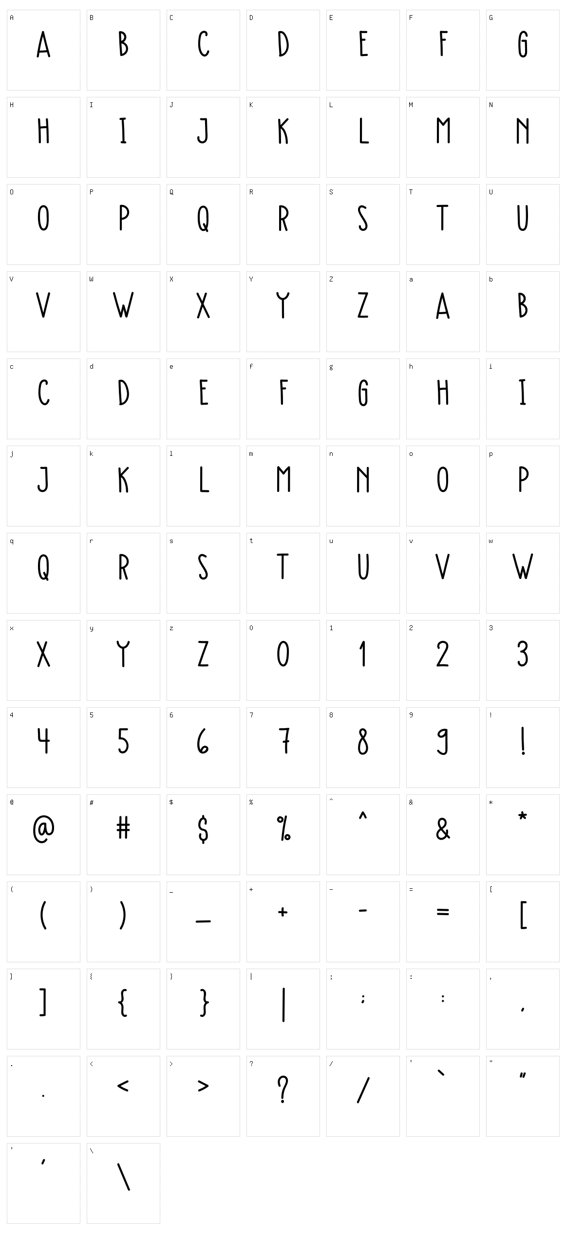 Monkey Character Set