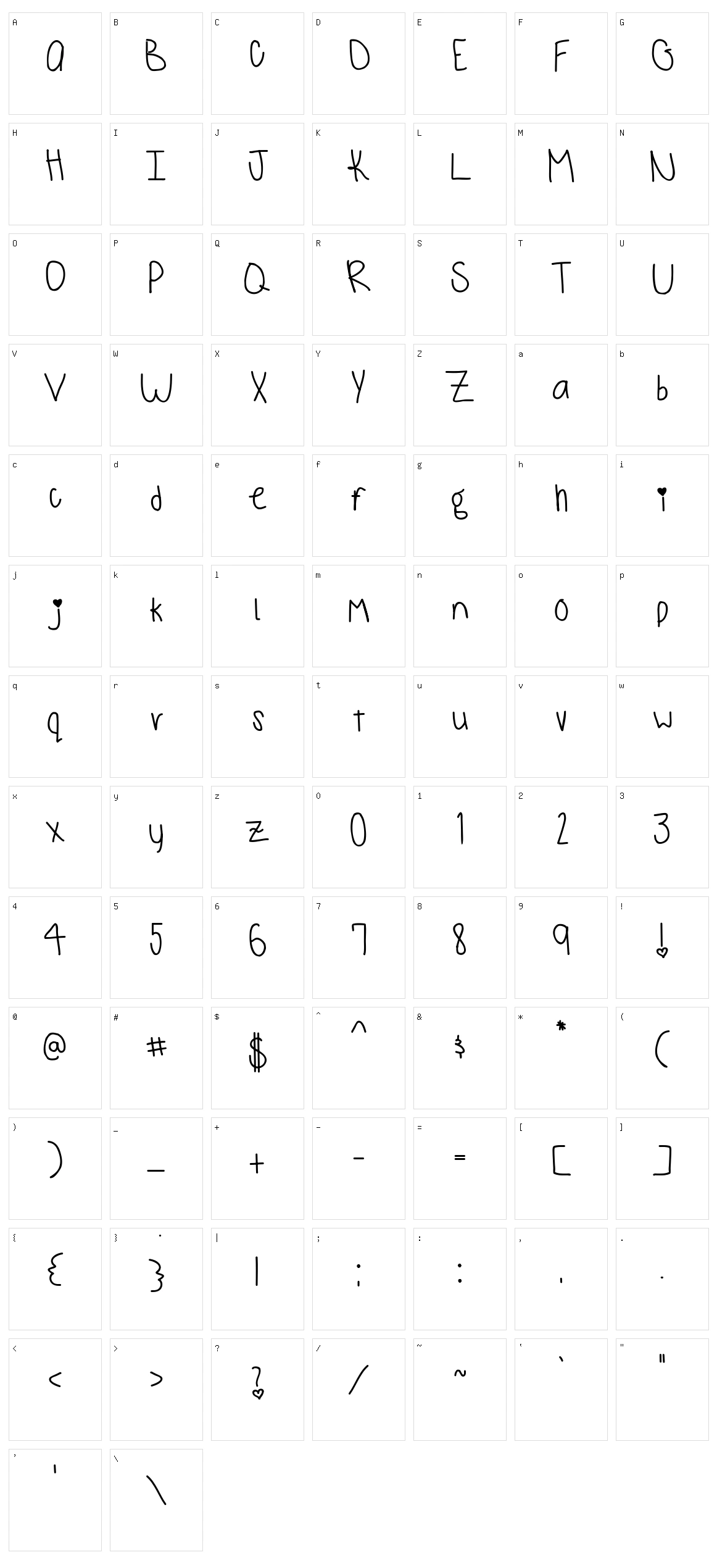 Monkeys and Bananas Character Set