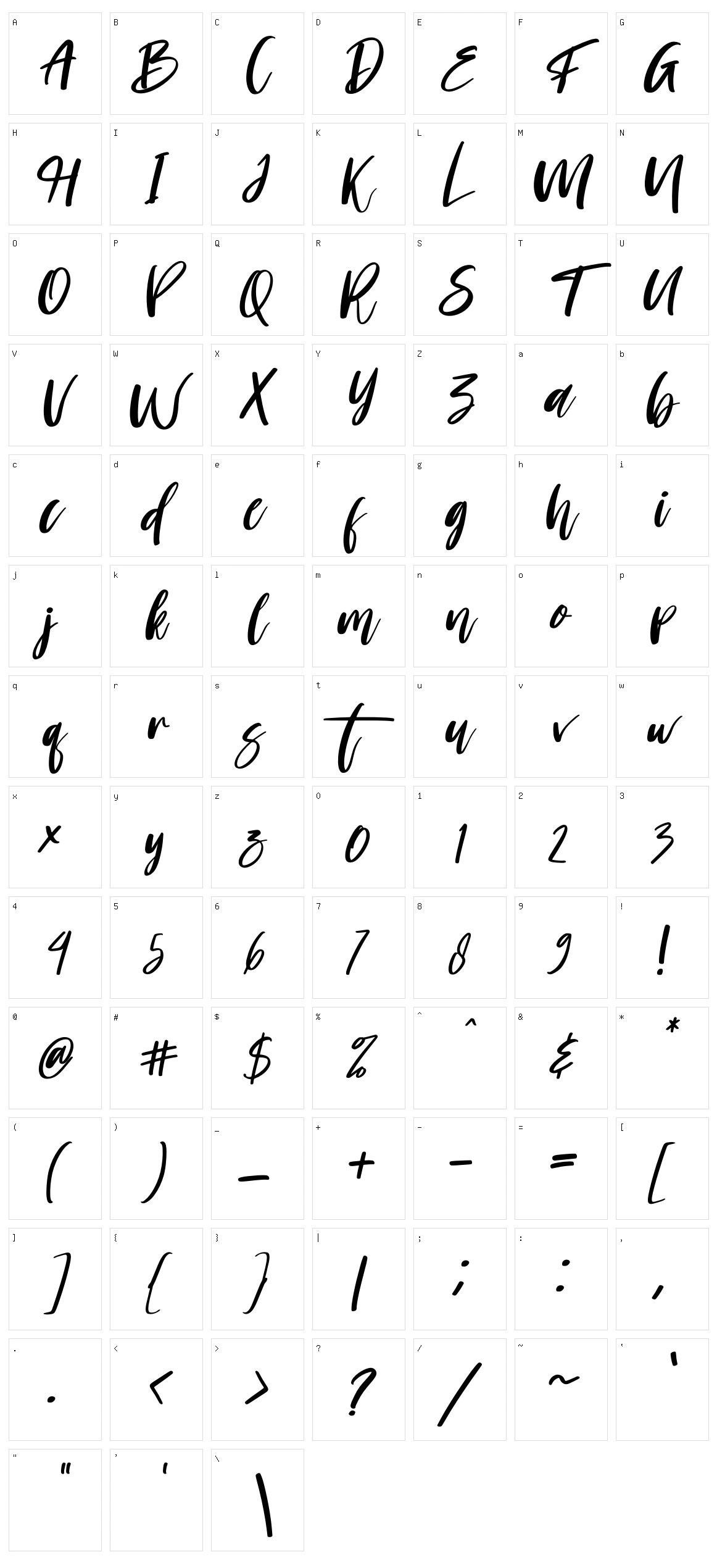 Morning Character Set