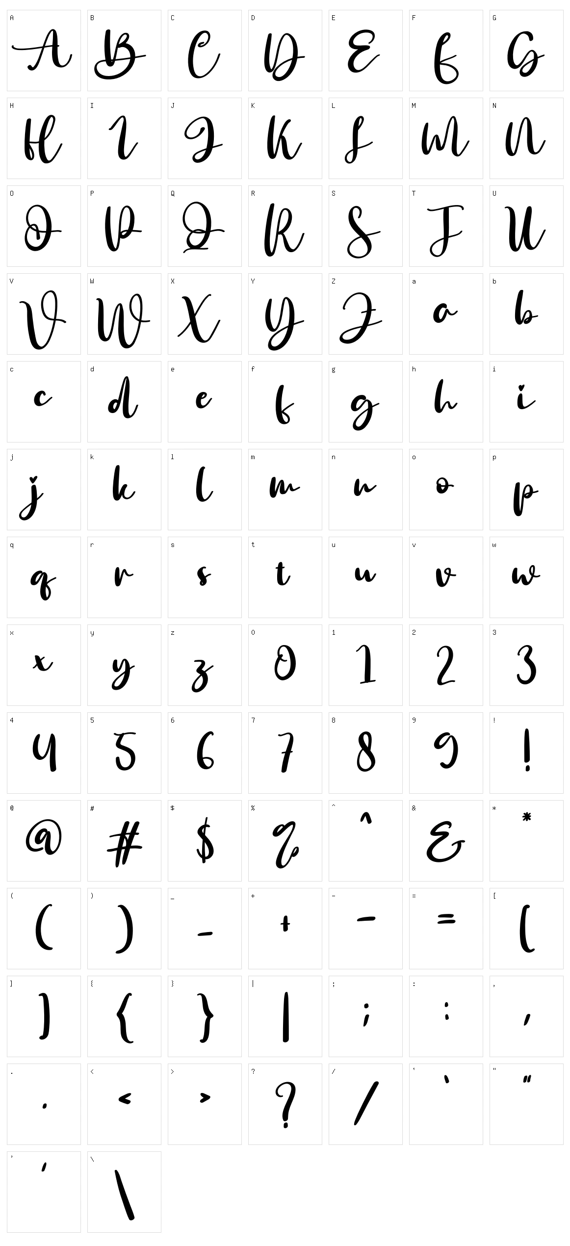 Morning Character Set