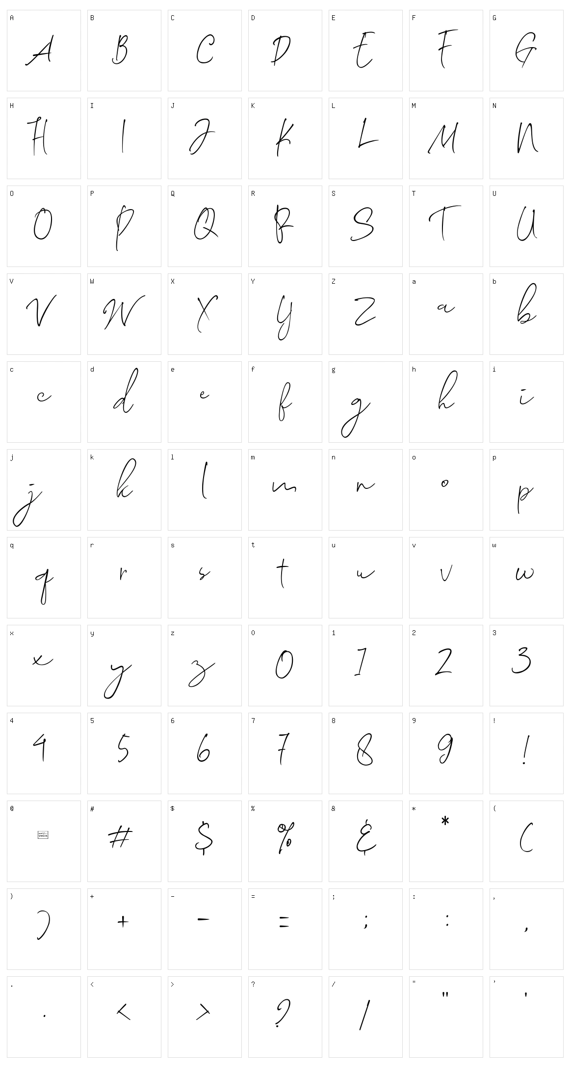 Morosyot Character Set