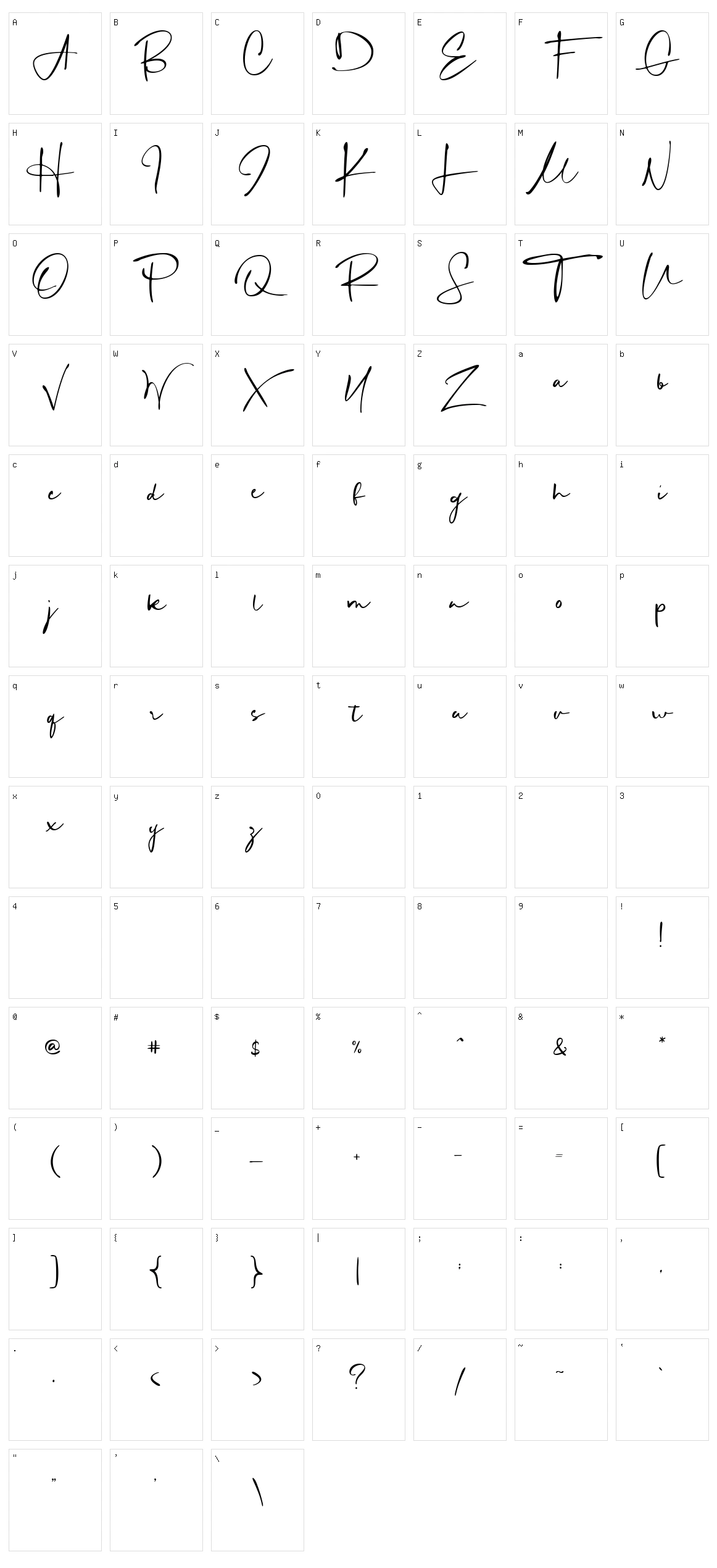 Mortdecai Script Character Set