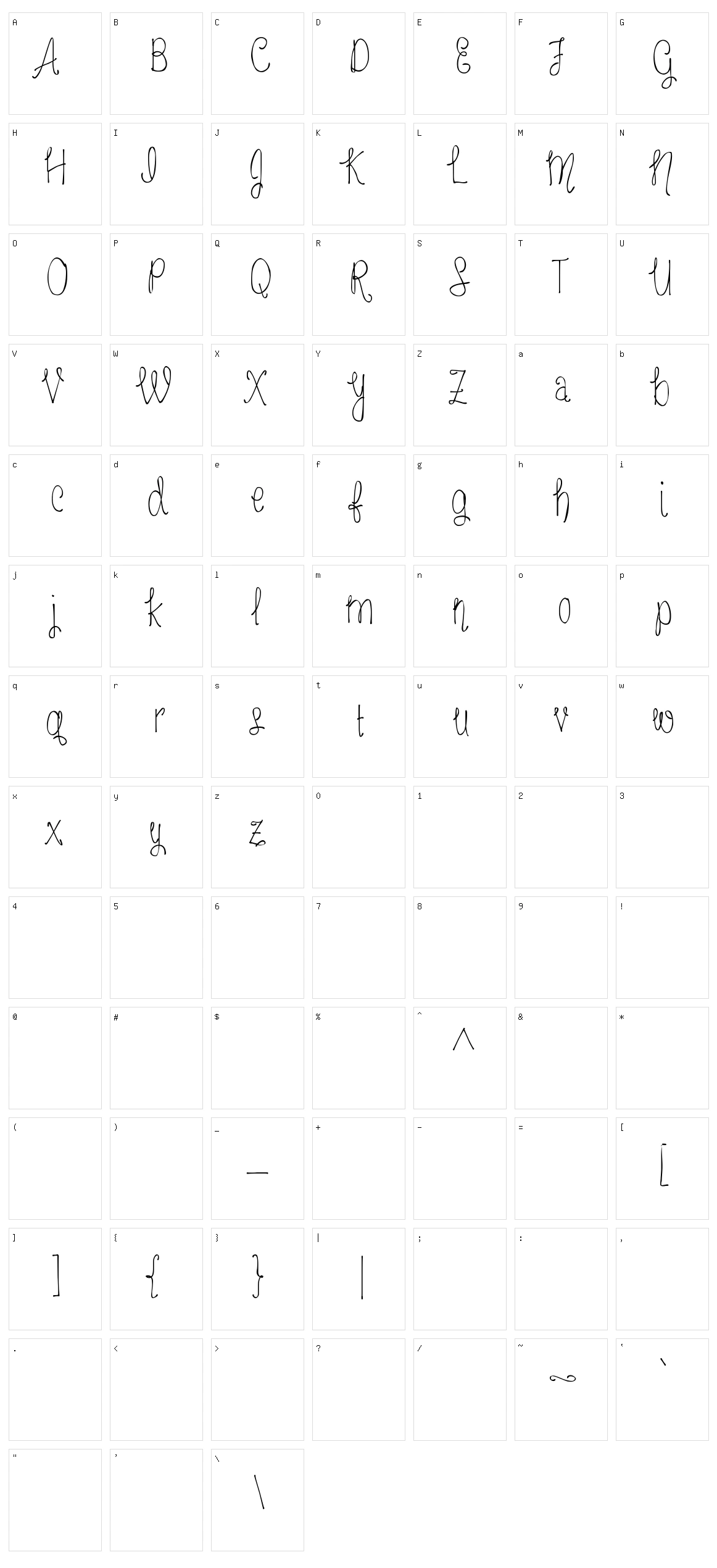 MRF Freckled Lemonade Character Set