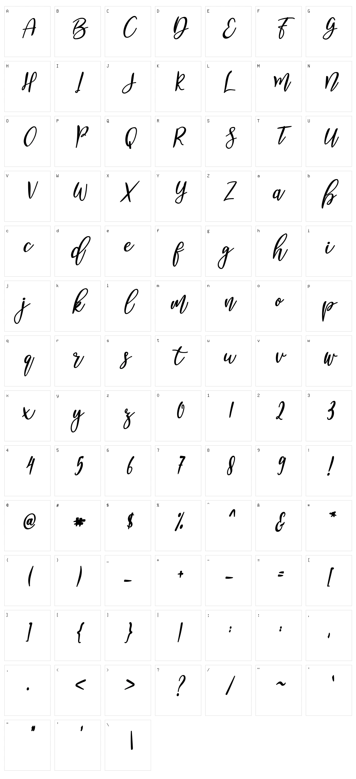 Nanda Lovely Character Set