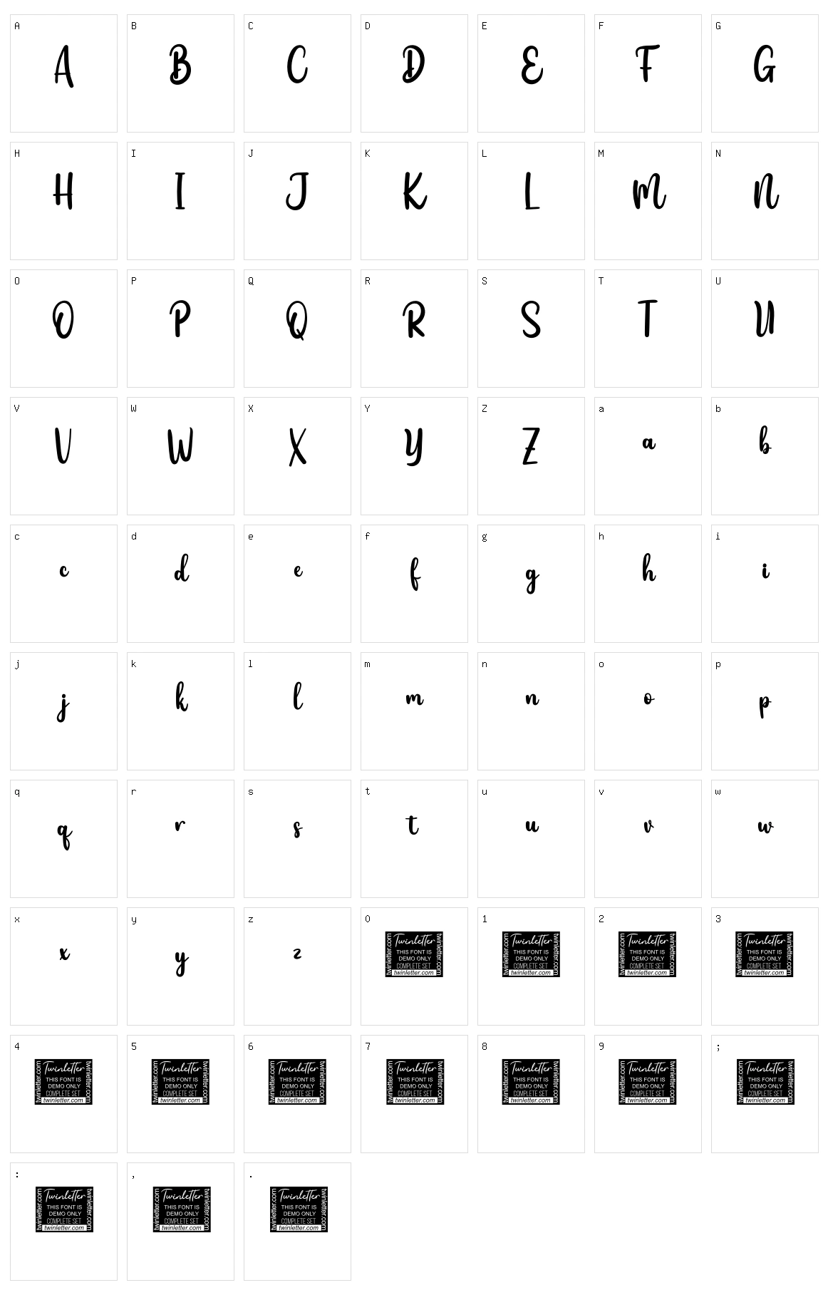 Newest Character Set