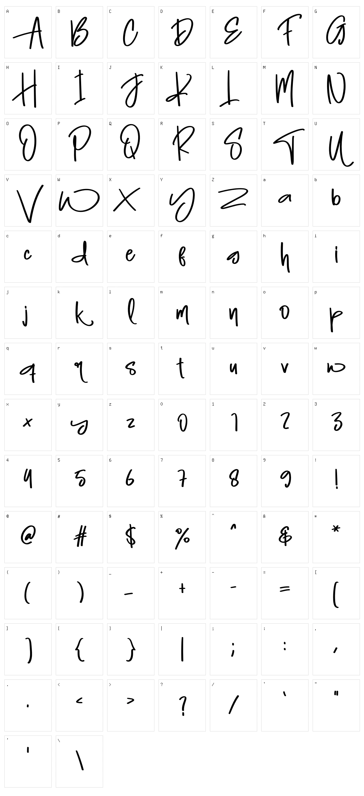 Night House Character Set