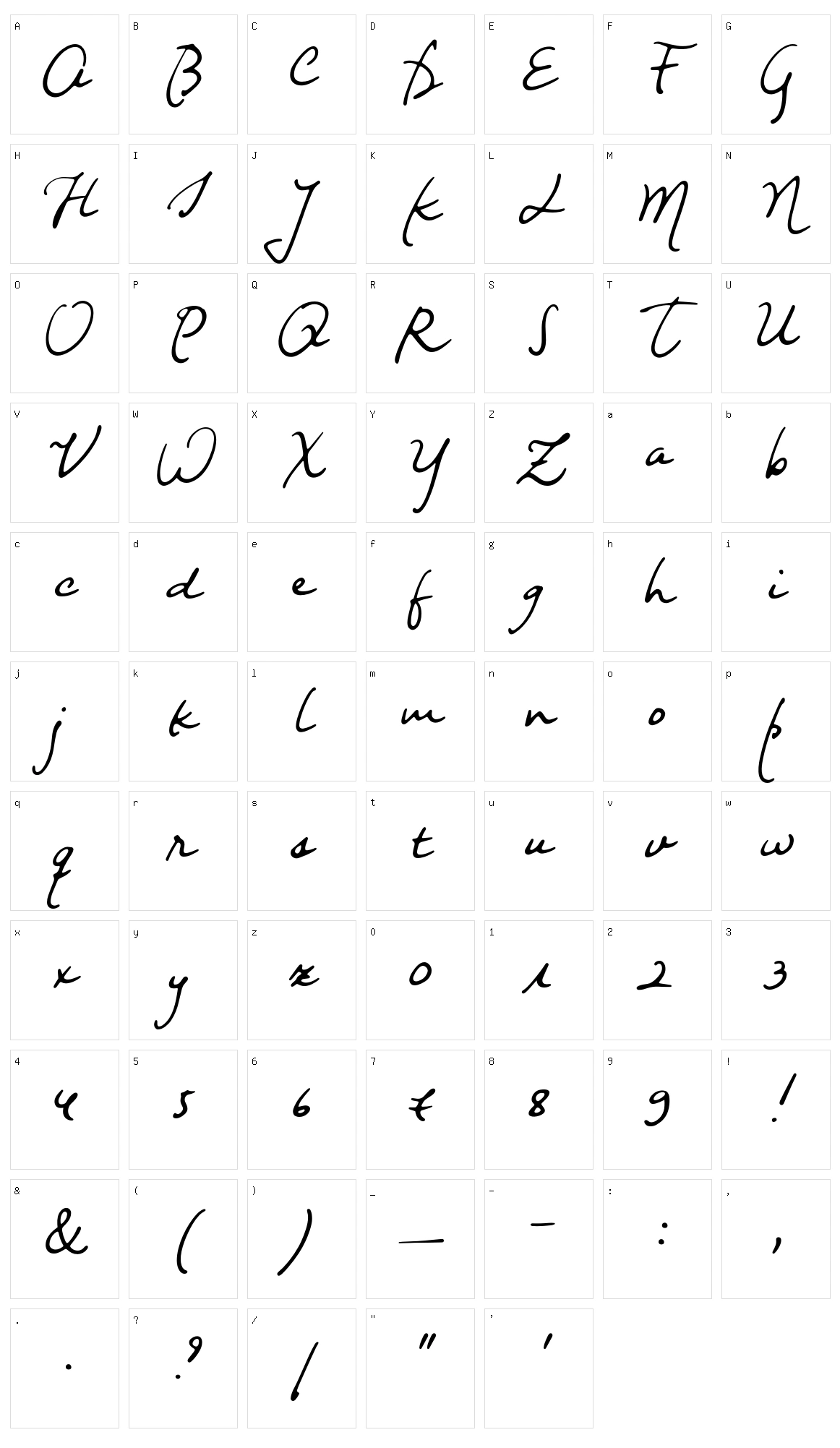 Night Wind Sent Character Set