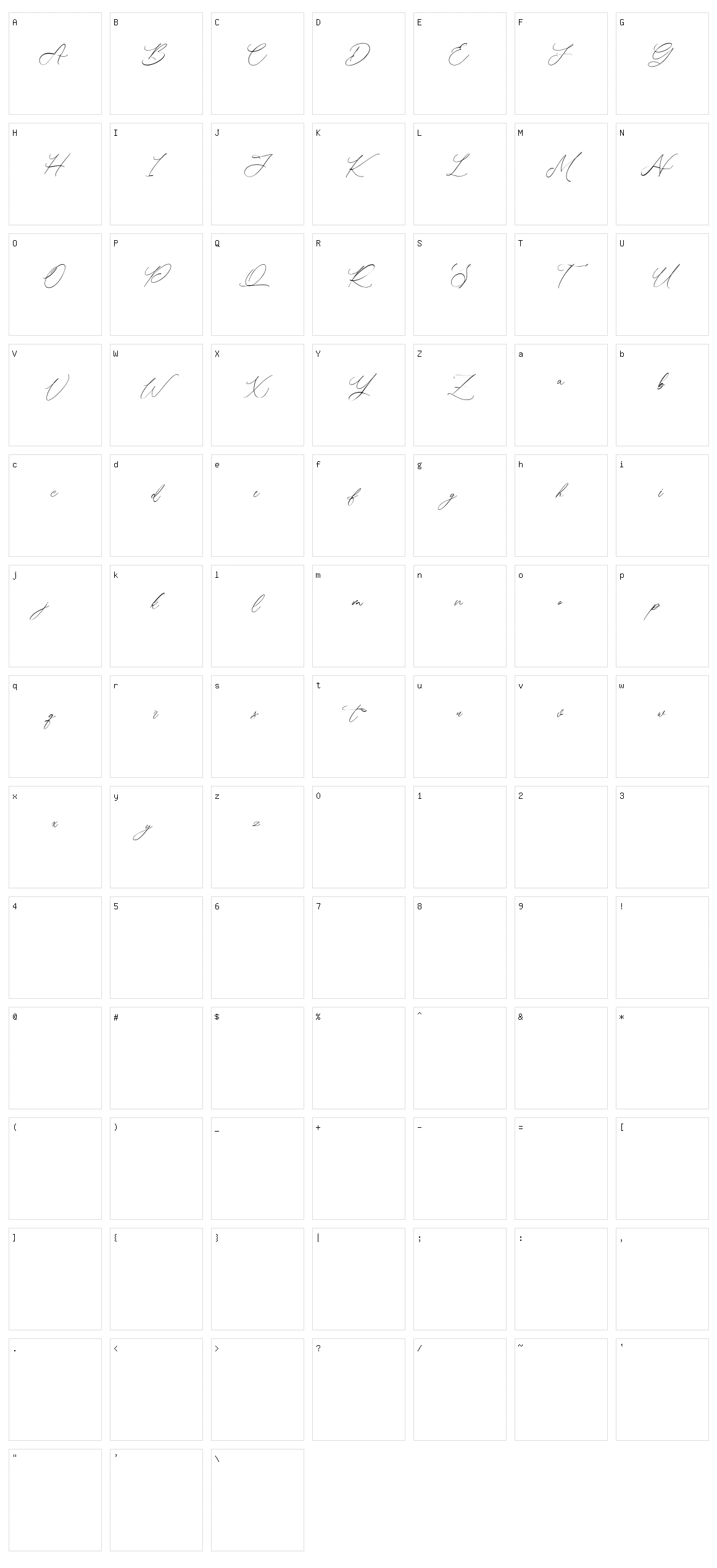 Norlandy Character Set