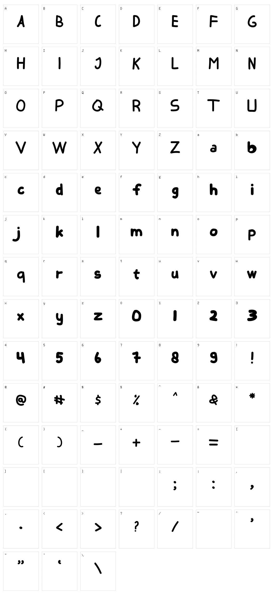 Normal Kids Character Set