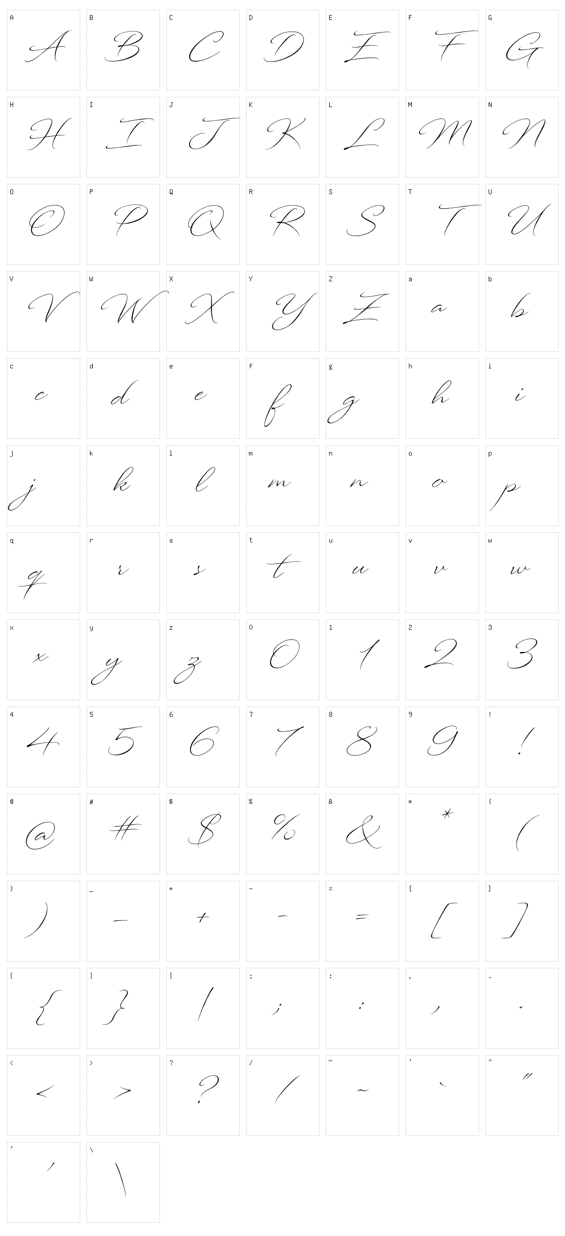 North Wave Character Set