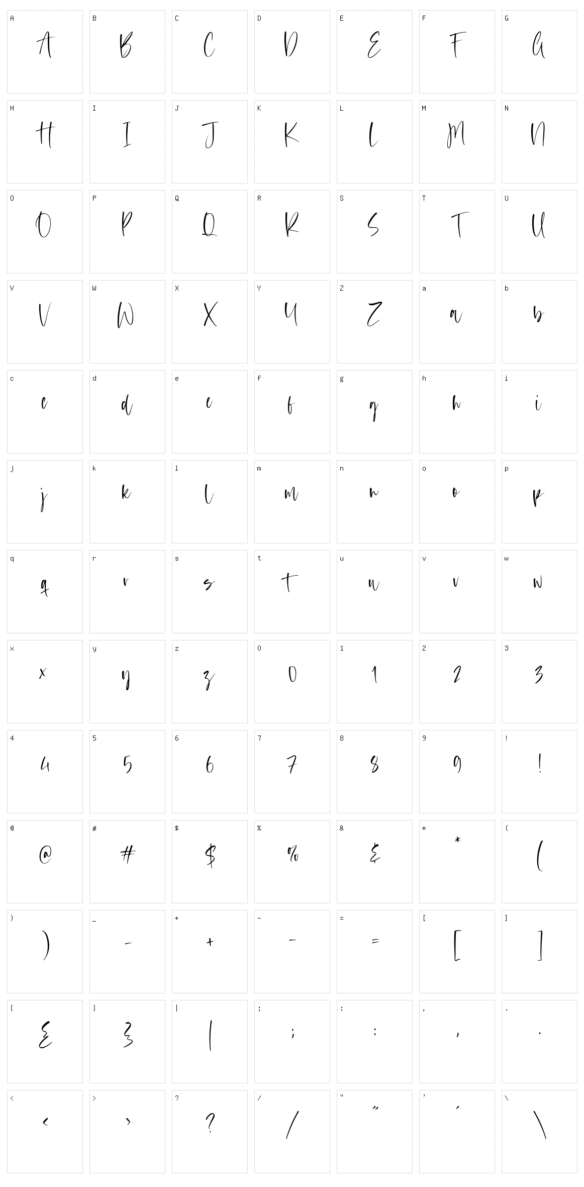 Obelisk Stone Character Set