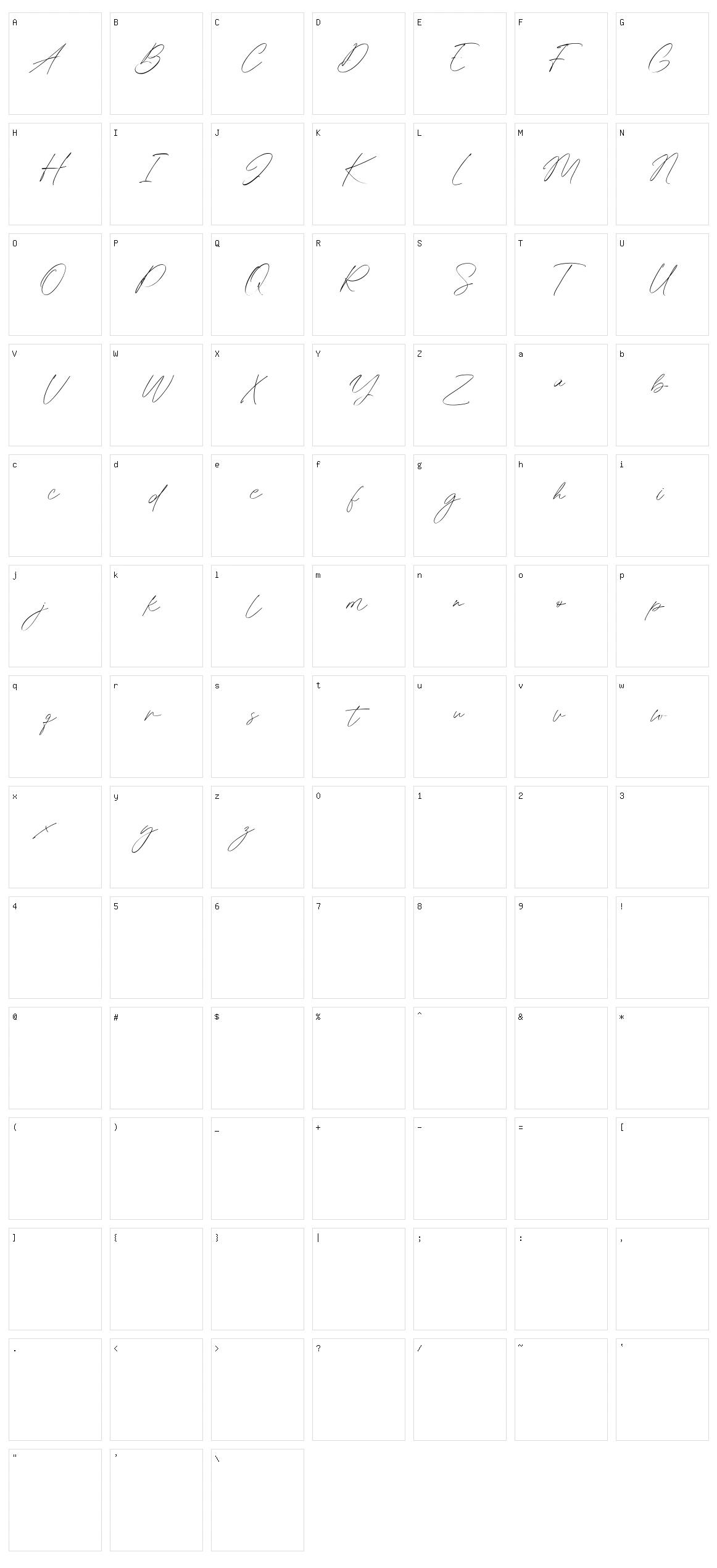 Offenders Club Character Set