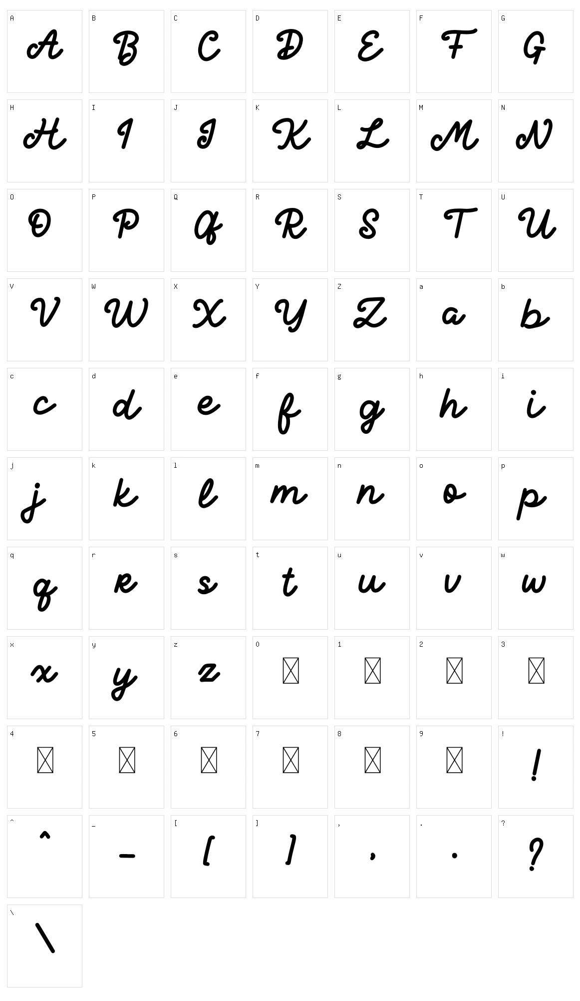 One Bite Character Set