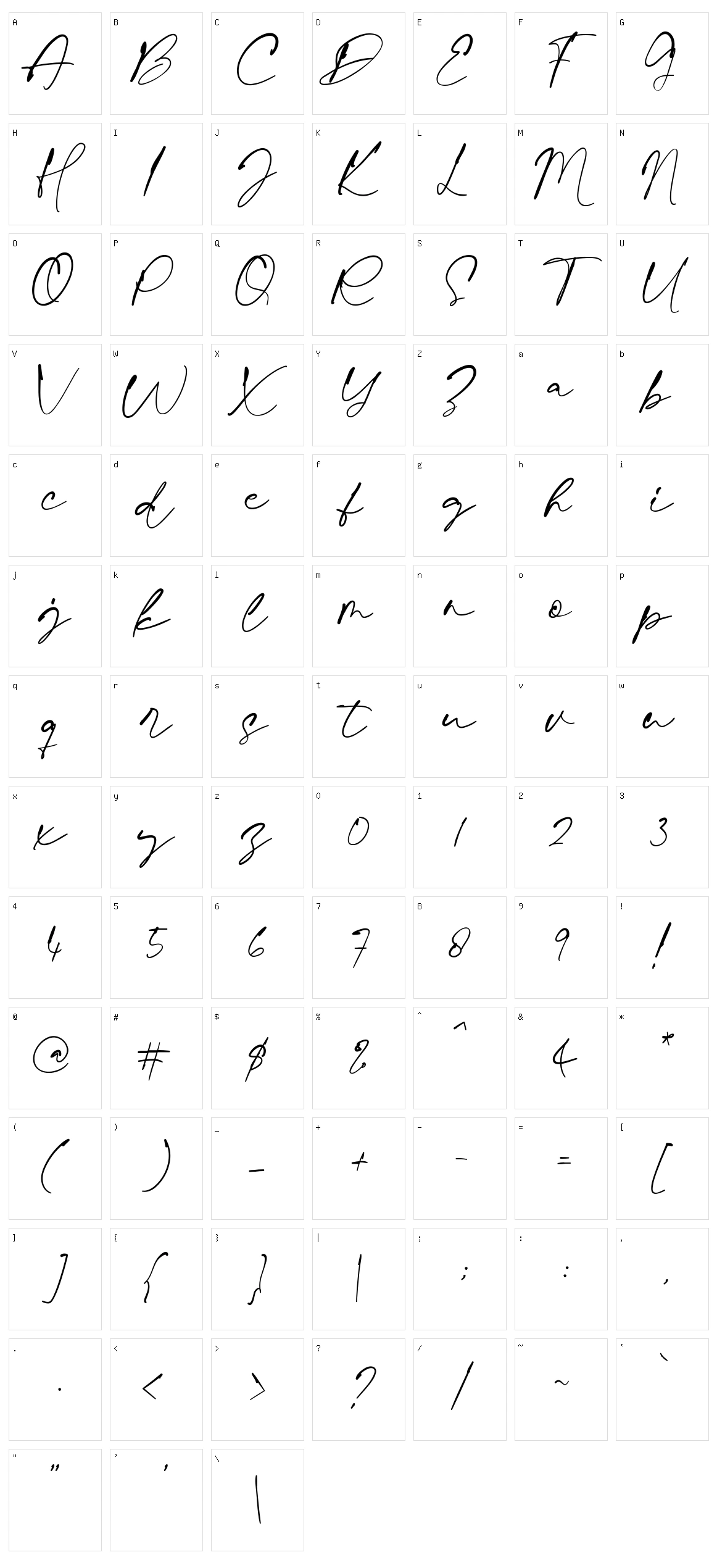 One Thousand Character Set