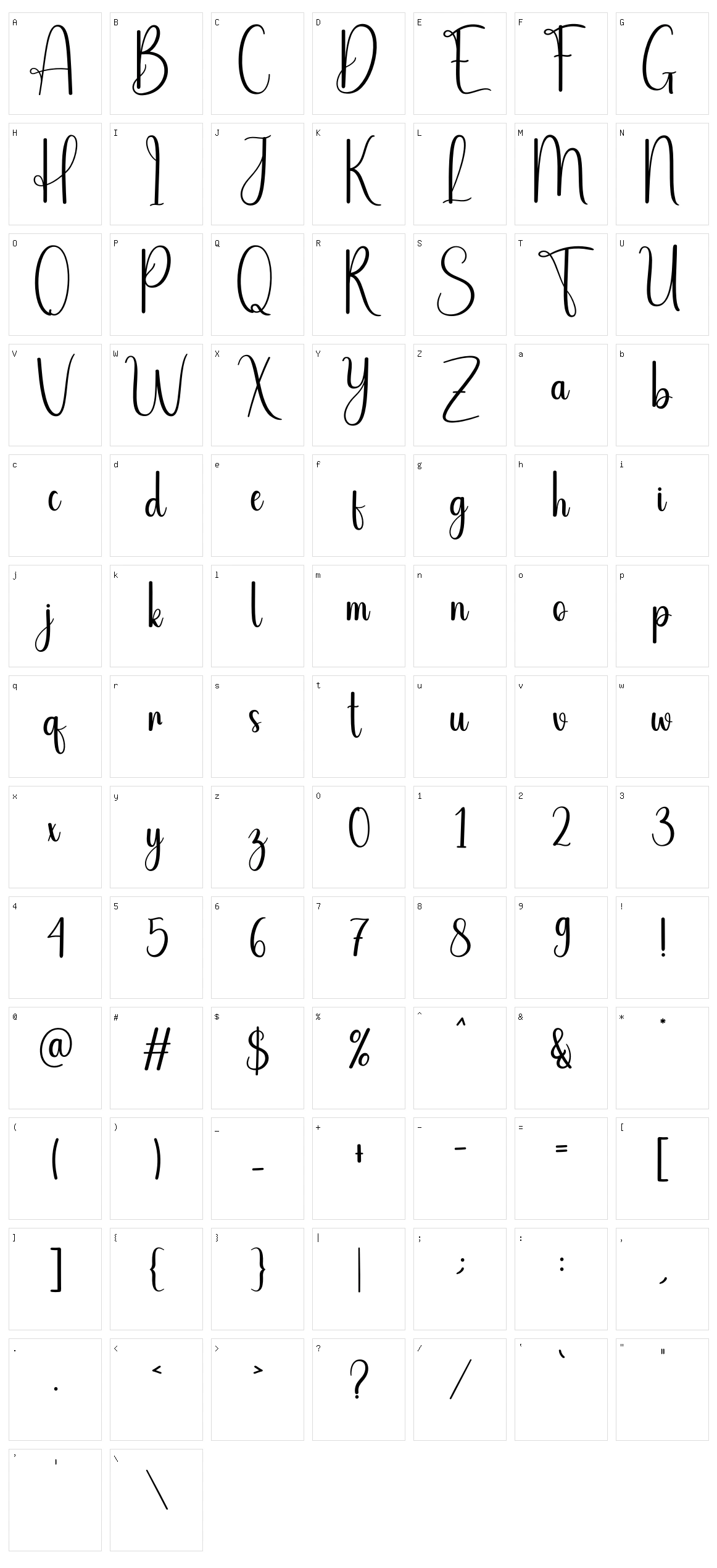 Outdoor Character Set