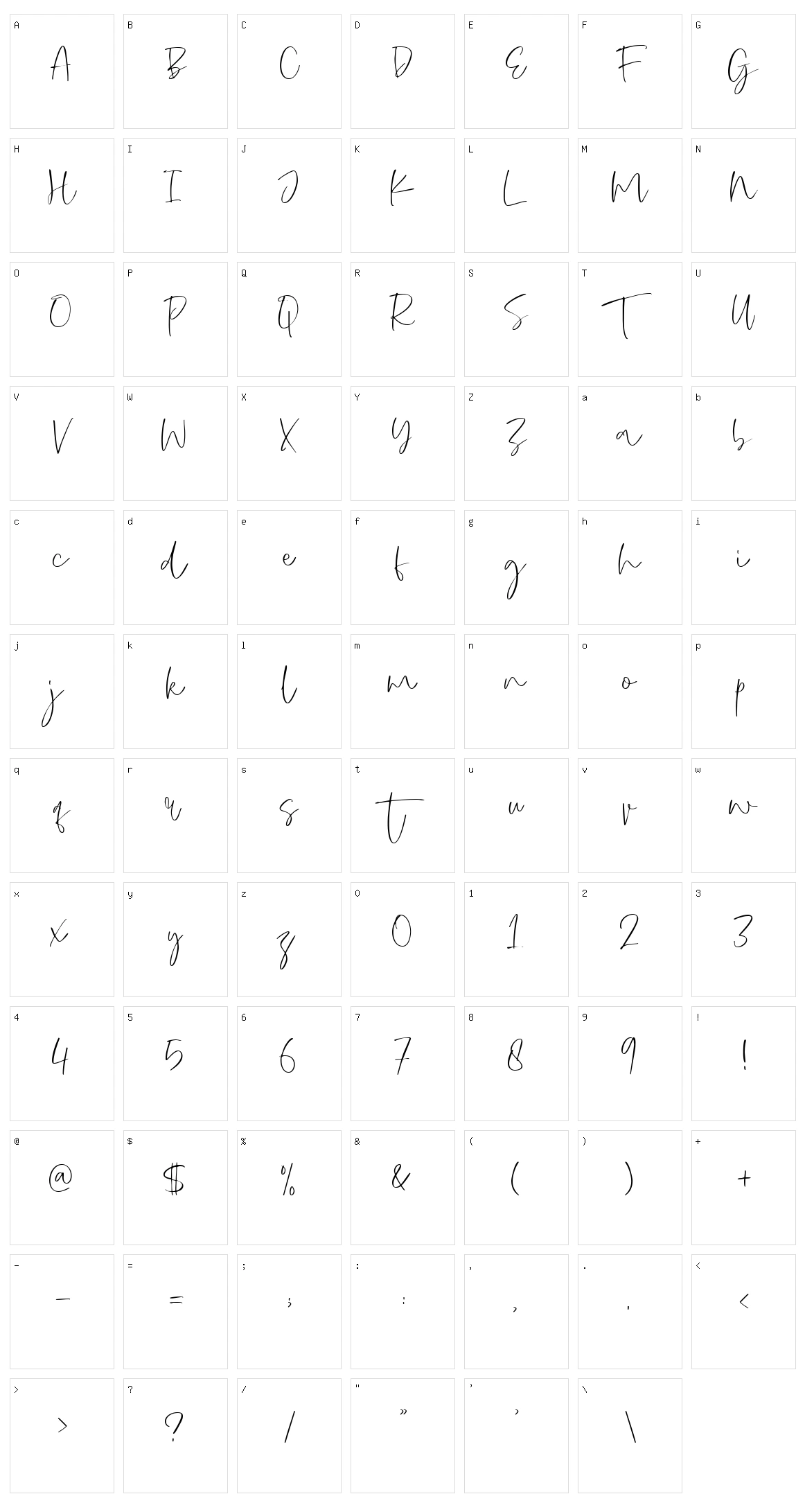 Painted Sky Character Set