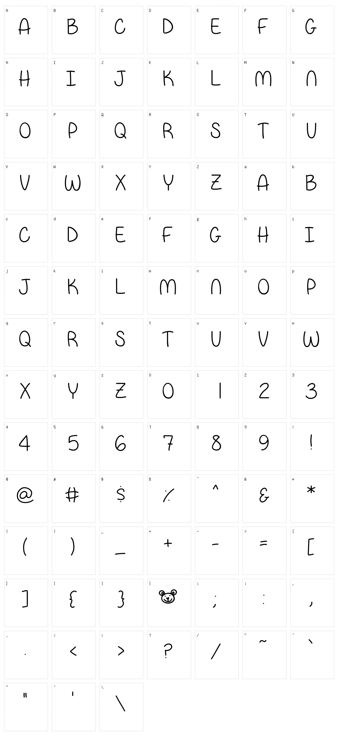 Papa Bear Character Set