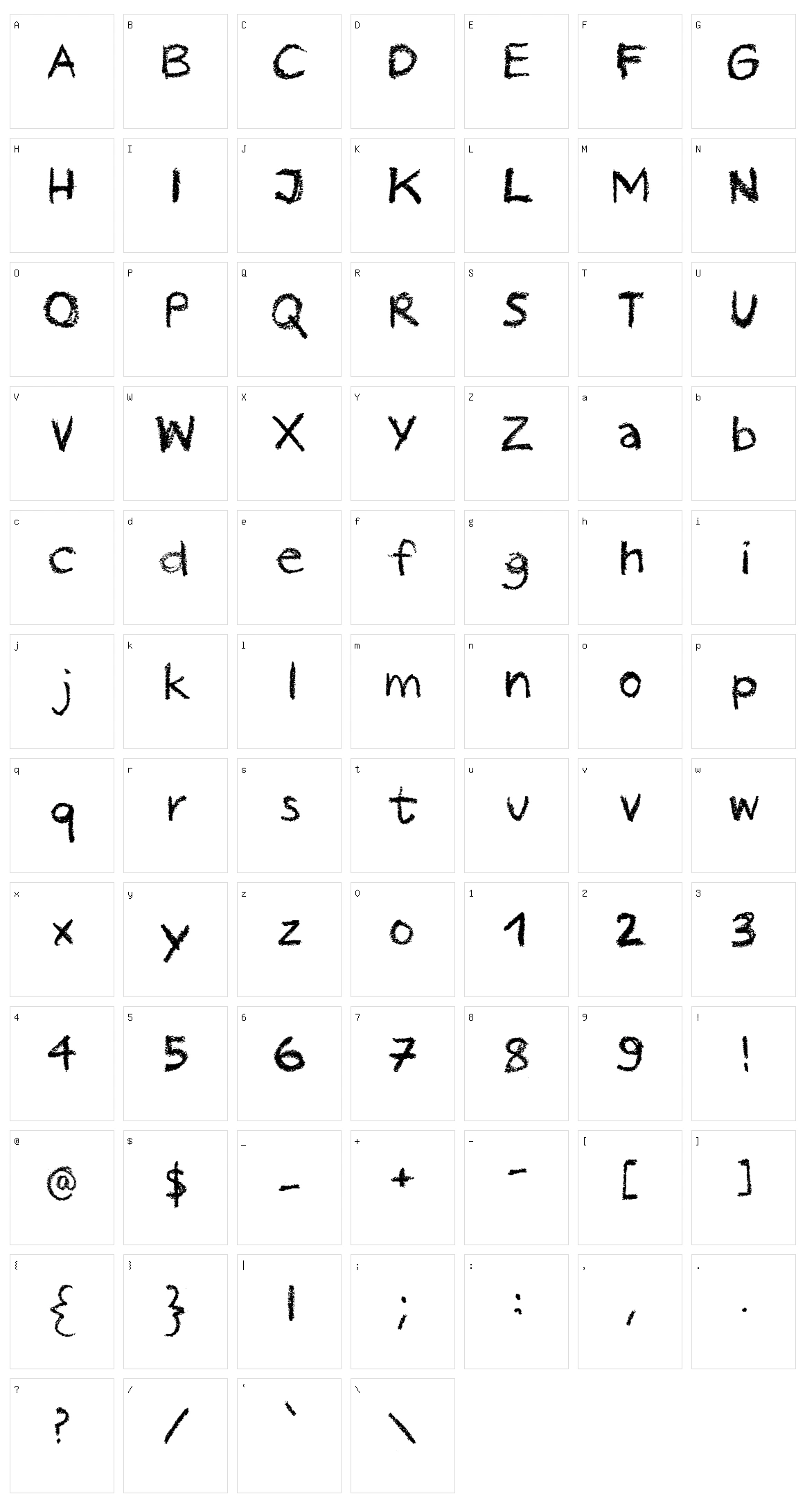 Pastel Crayon Character Set