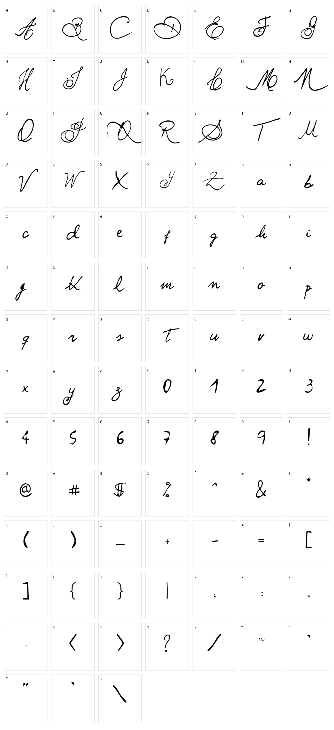 Paulinho Pedra Azul Character Set