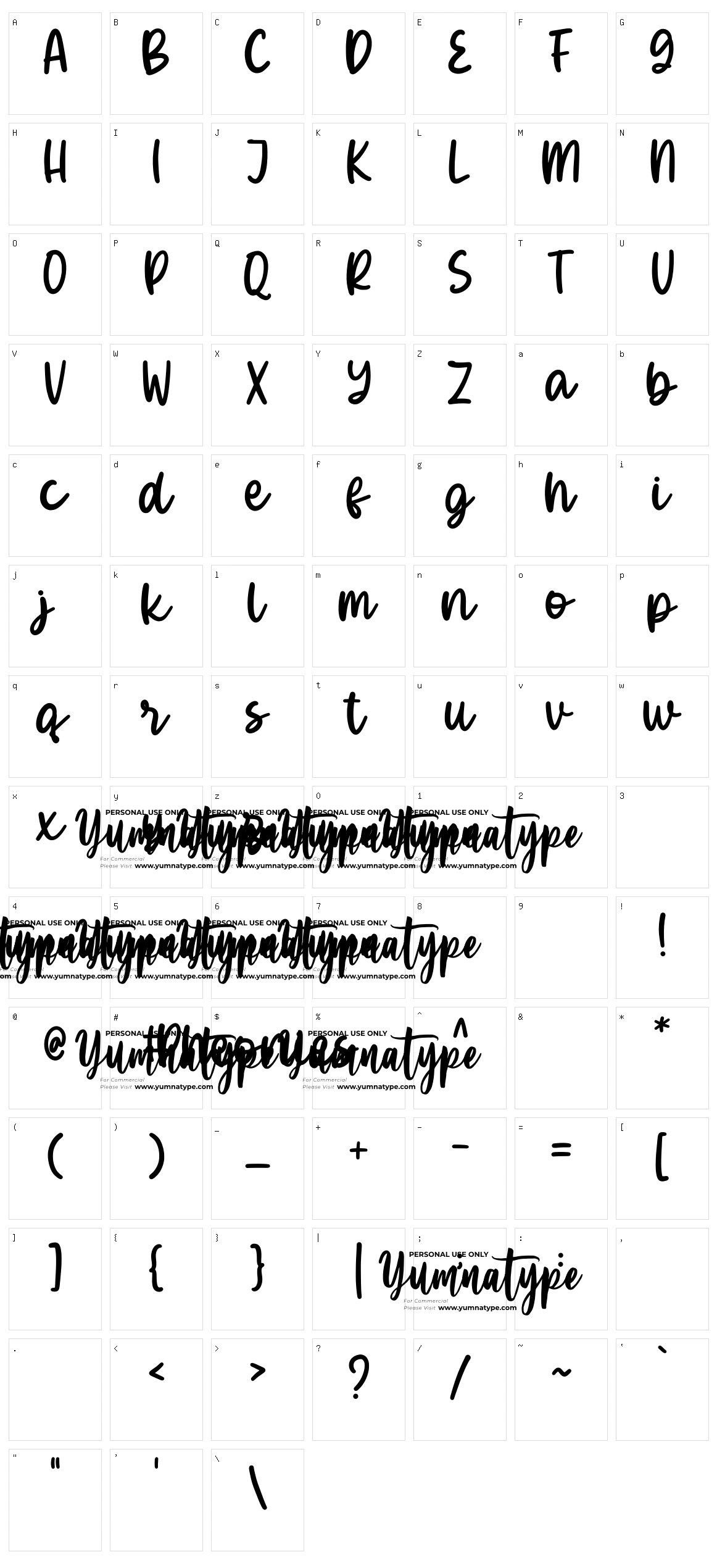 Pheonies Character Set