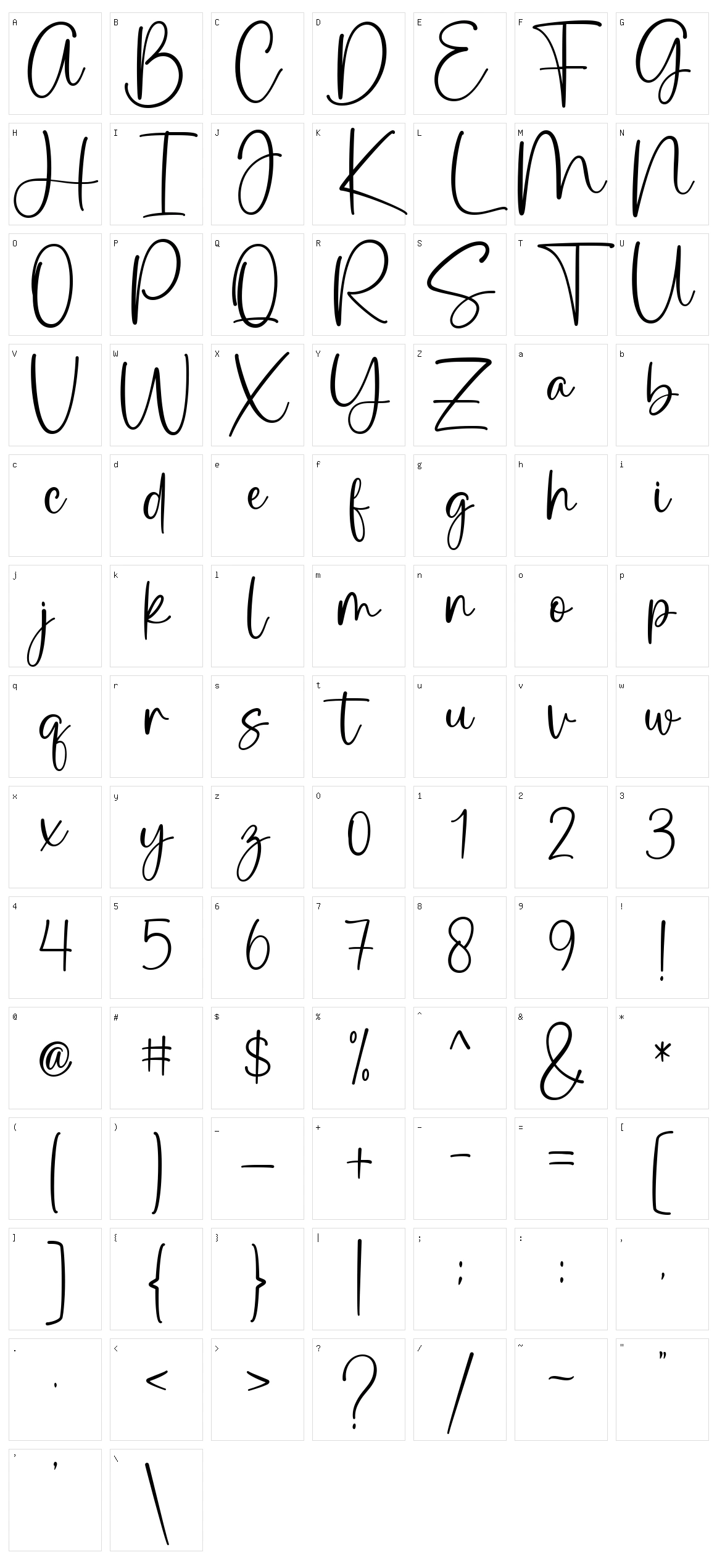 Pink Apple Character Set